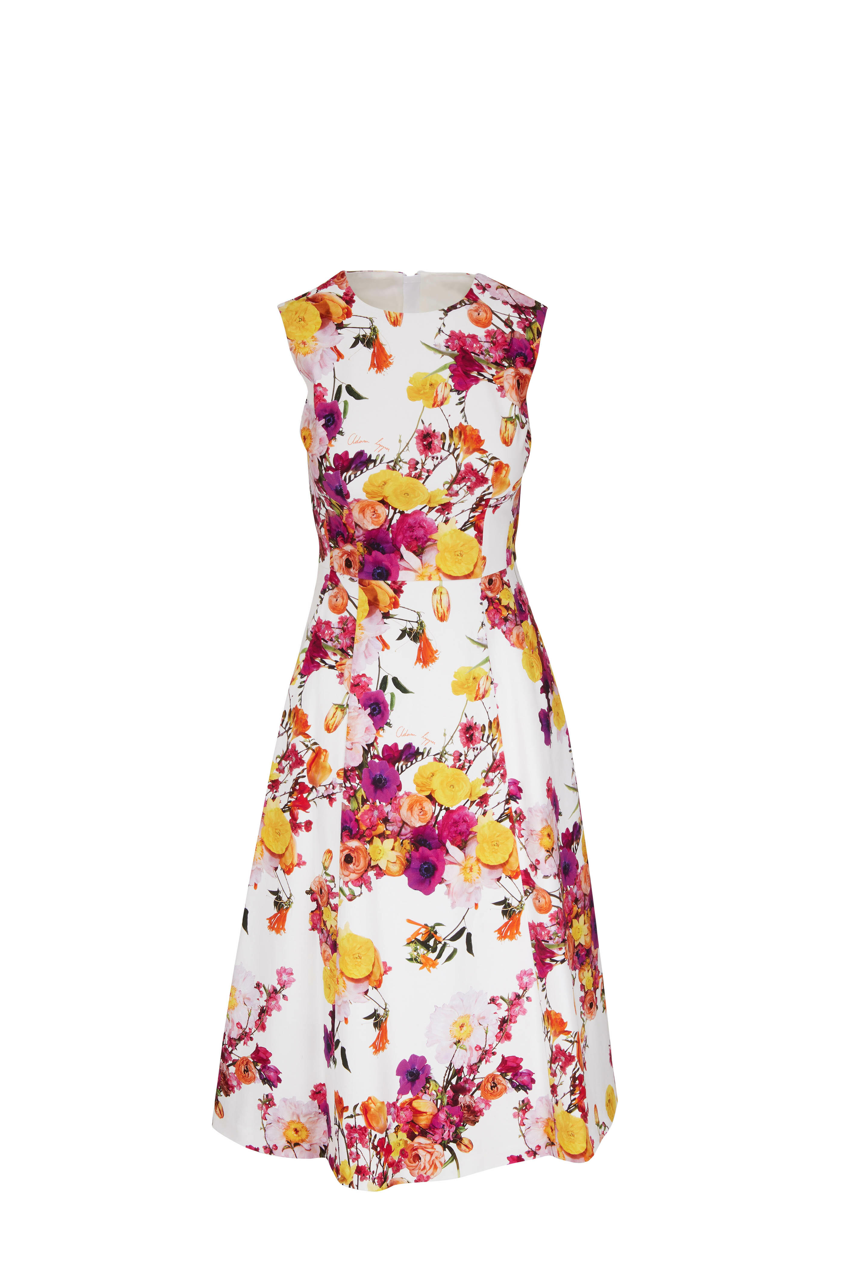 Adam lippes floral dress sale