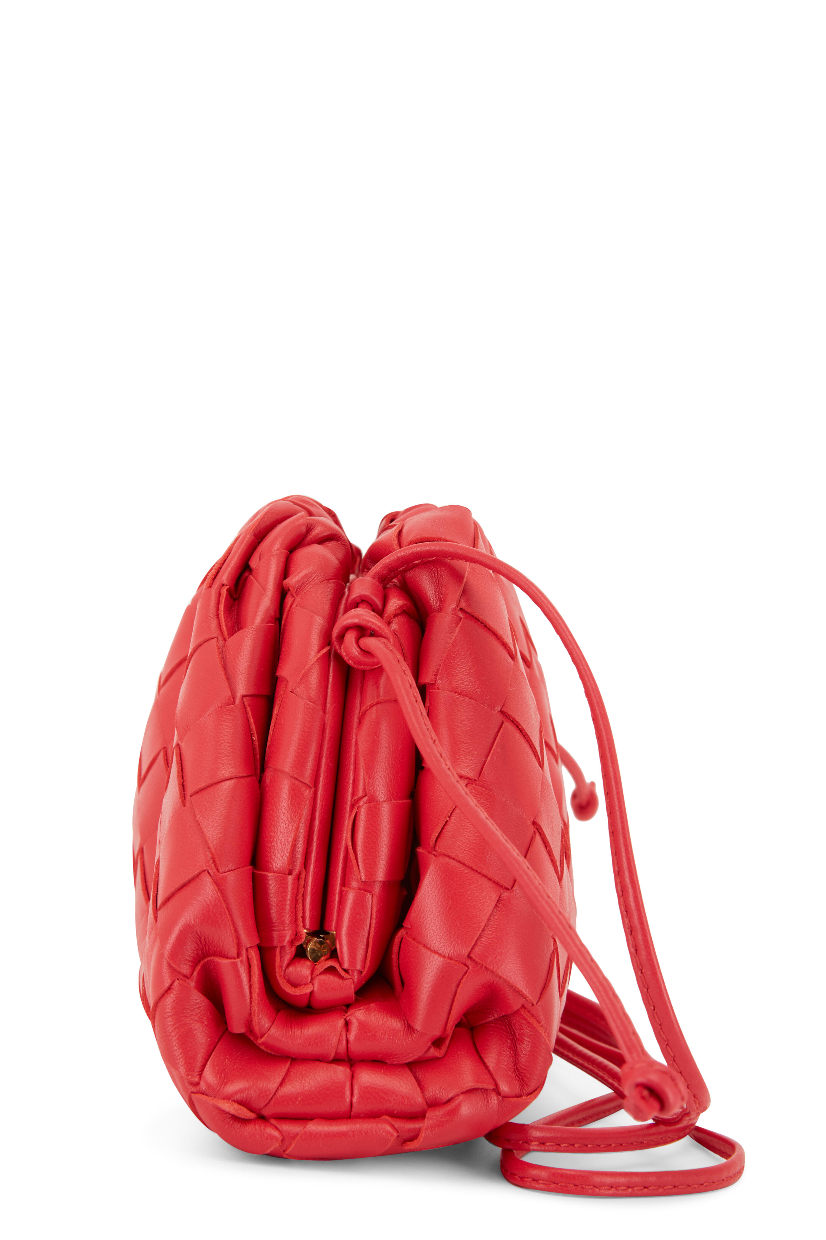Bottega Veneta Mini Loop Camera Bag, Barolo, Women's, Handbags & Purses Crossbody Bags & Camera Bags