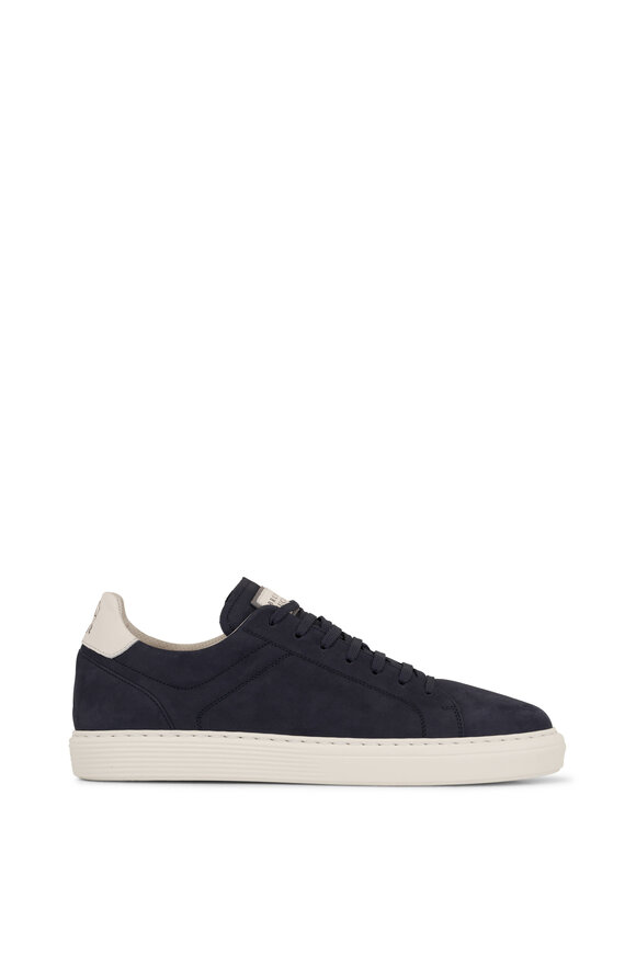 Brunello Cucinelli - Navy Blue Nubuck Suede Airsole Sneaker 