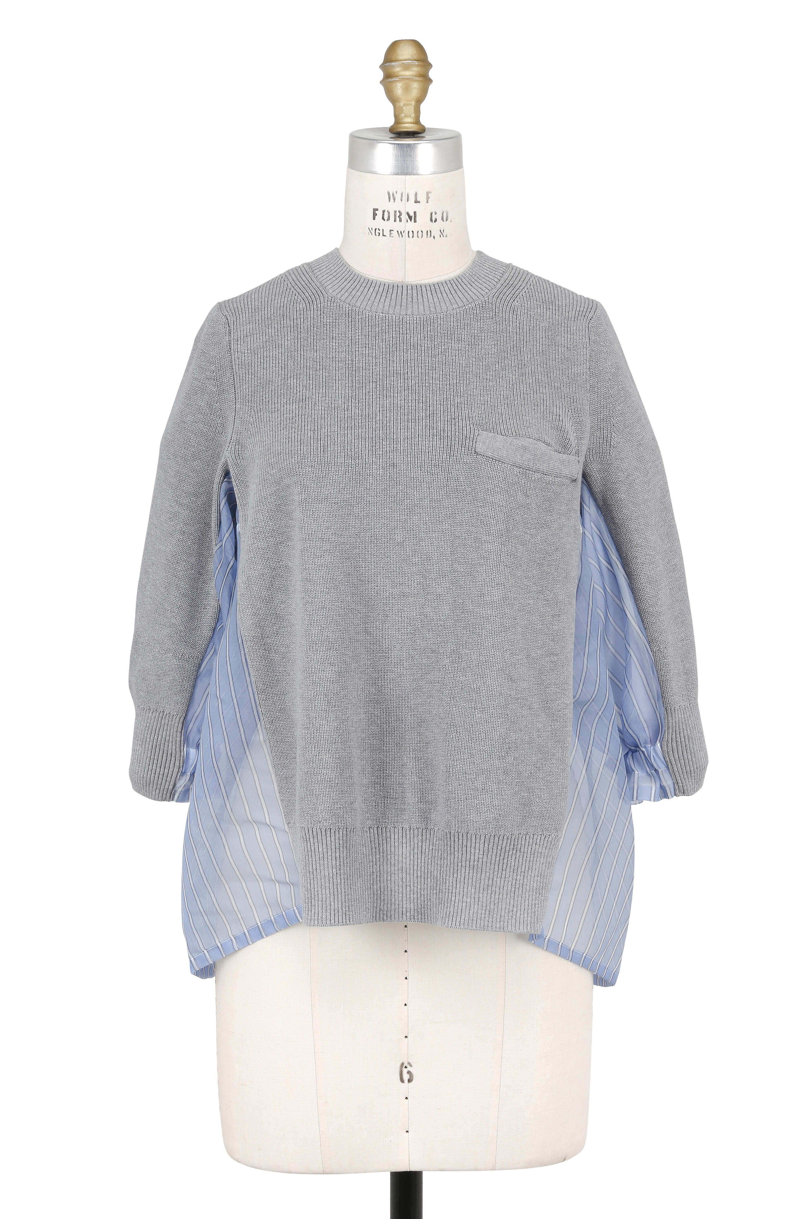 小物 sacai / BELTED KNIT SCARF SACAI | WOOL MOHAIR KNIT DRESS