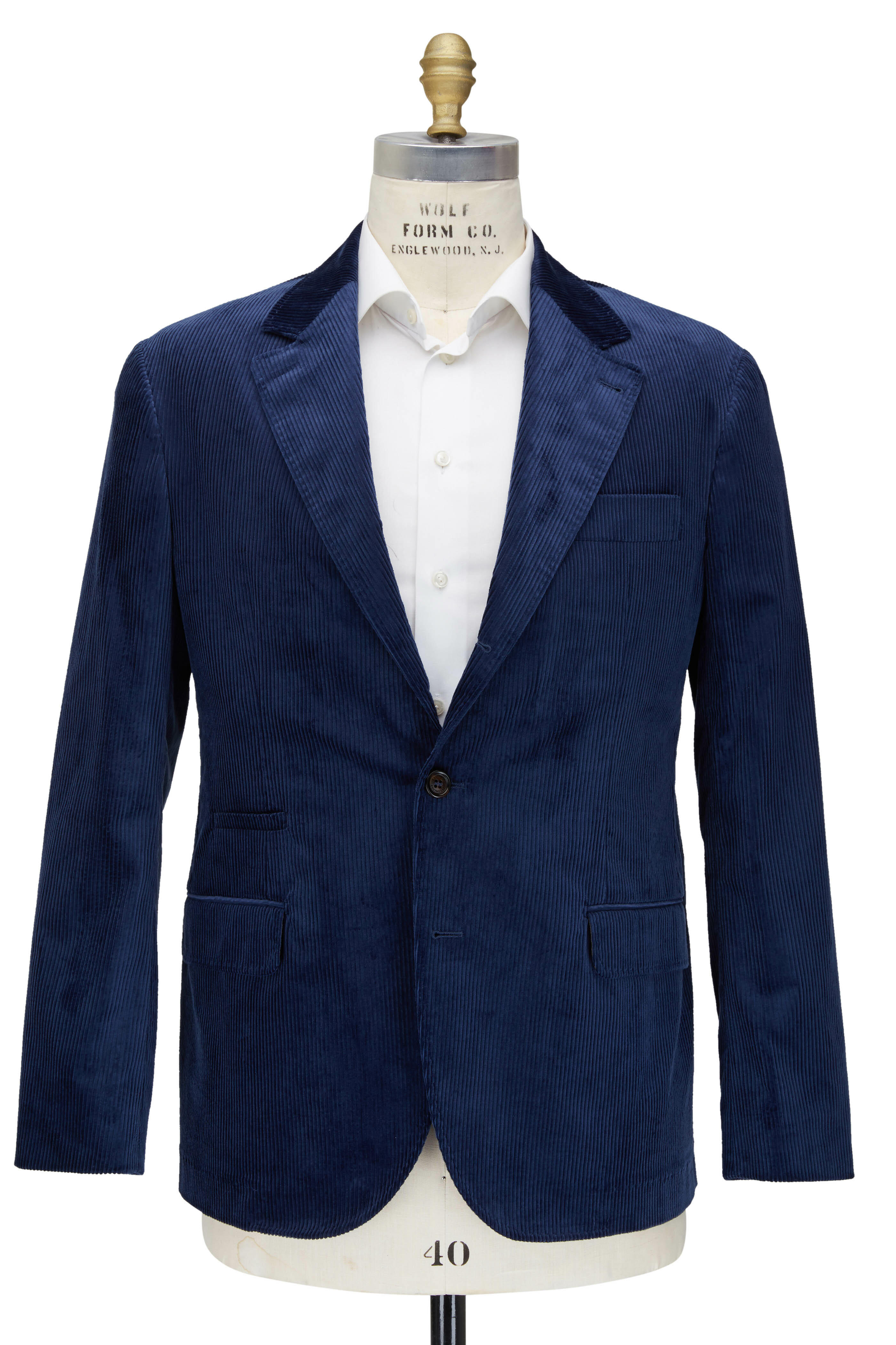 Brunello Cucinelli - Blue Sea Island Corduroy Sportcoat