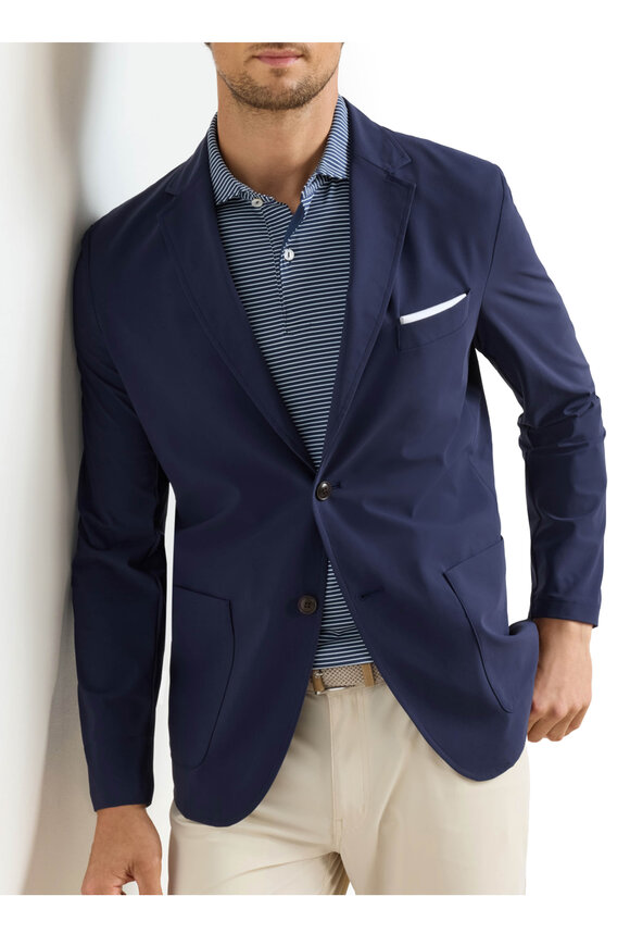 Peter Millar Bingham Navy Performance Blazer - view 2