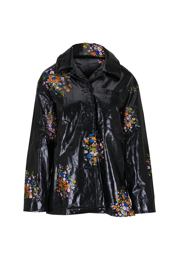 Valentino Navy Signature Beaded Patch Bomber 46 42353414 | eBay