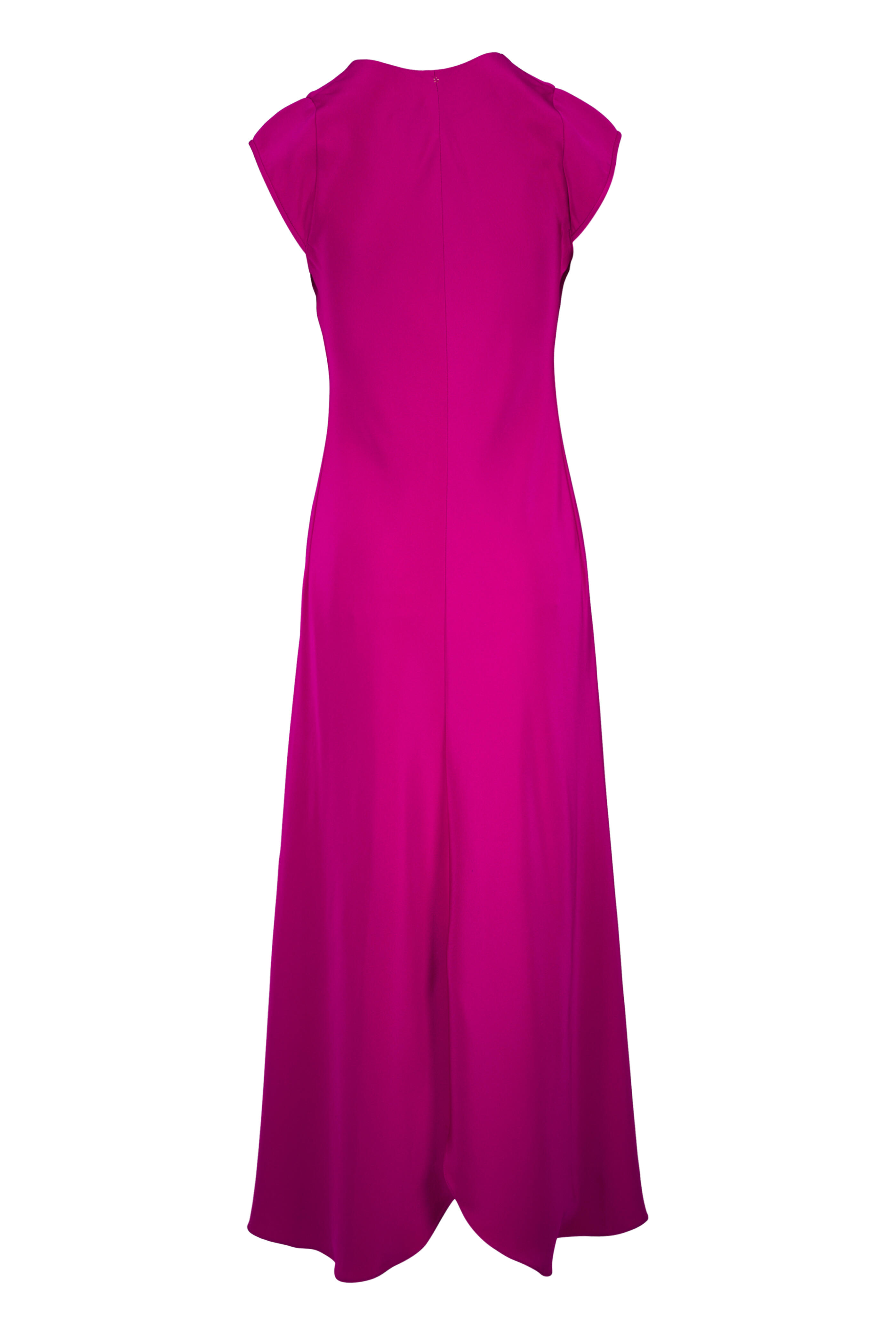 Peter Cohen - Slake Fuchsia 4-Ply Silk Dress | Mitchell Stores