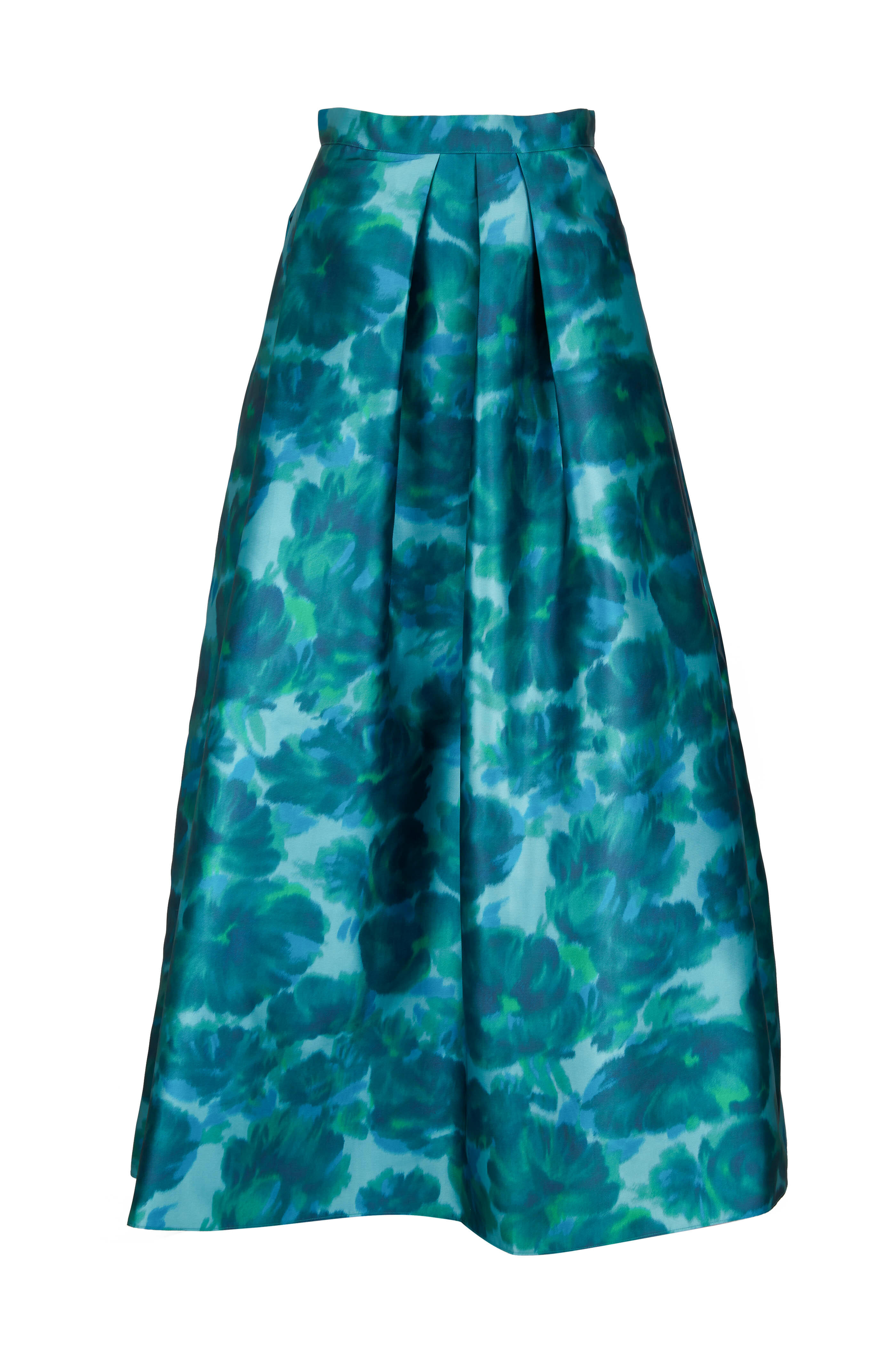 Sachin + Babi - Ava Emerald Watercolor Floral Skirt