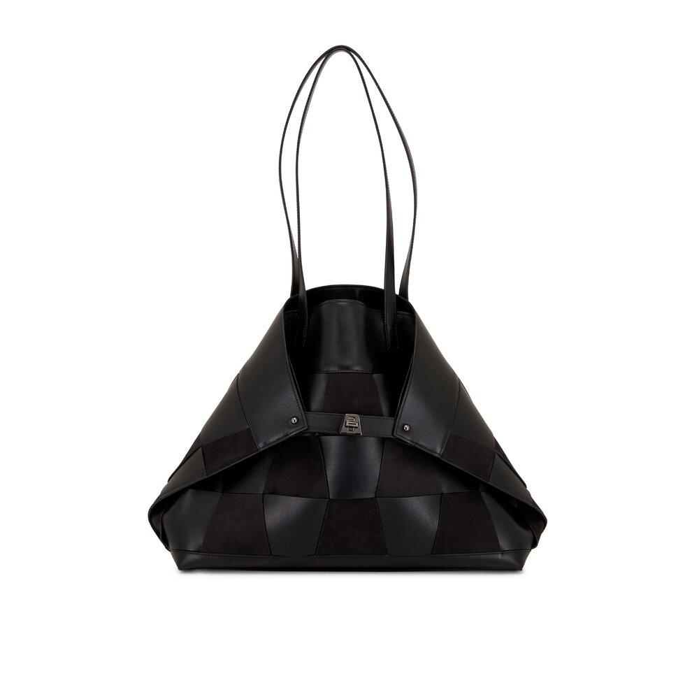 Akris - Ai Black Leather Medium Shoulder Bag