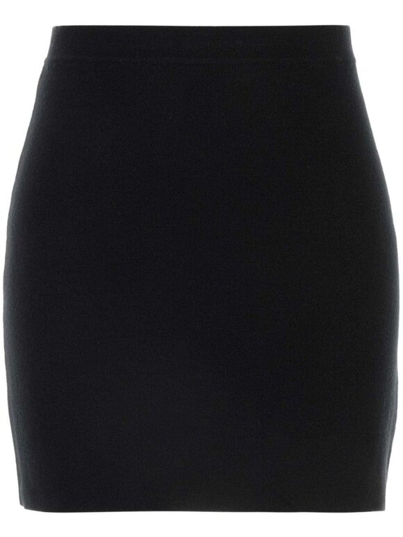 Khaite - Darrion Black Mini Skirt