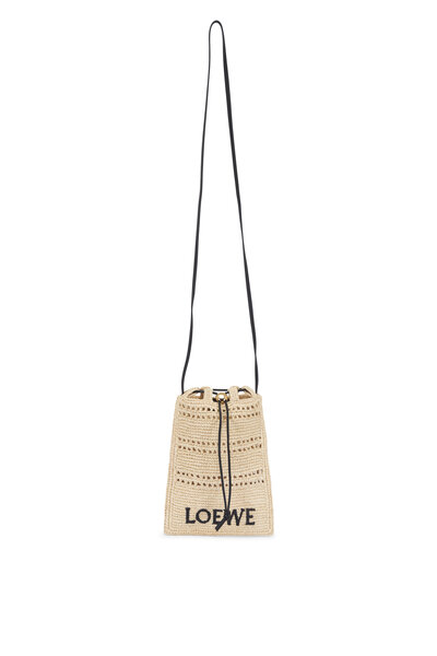 Loewe - Pebble Pouch Oak Leather Crossbody | Mitchell Stores