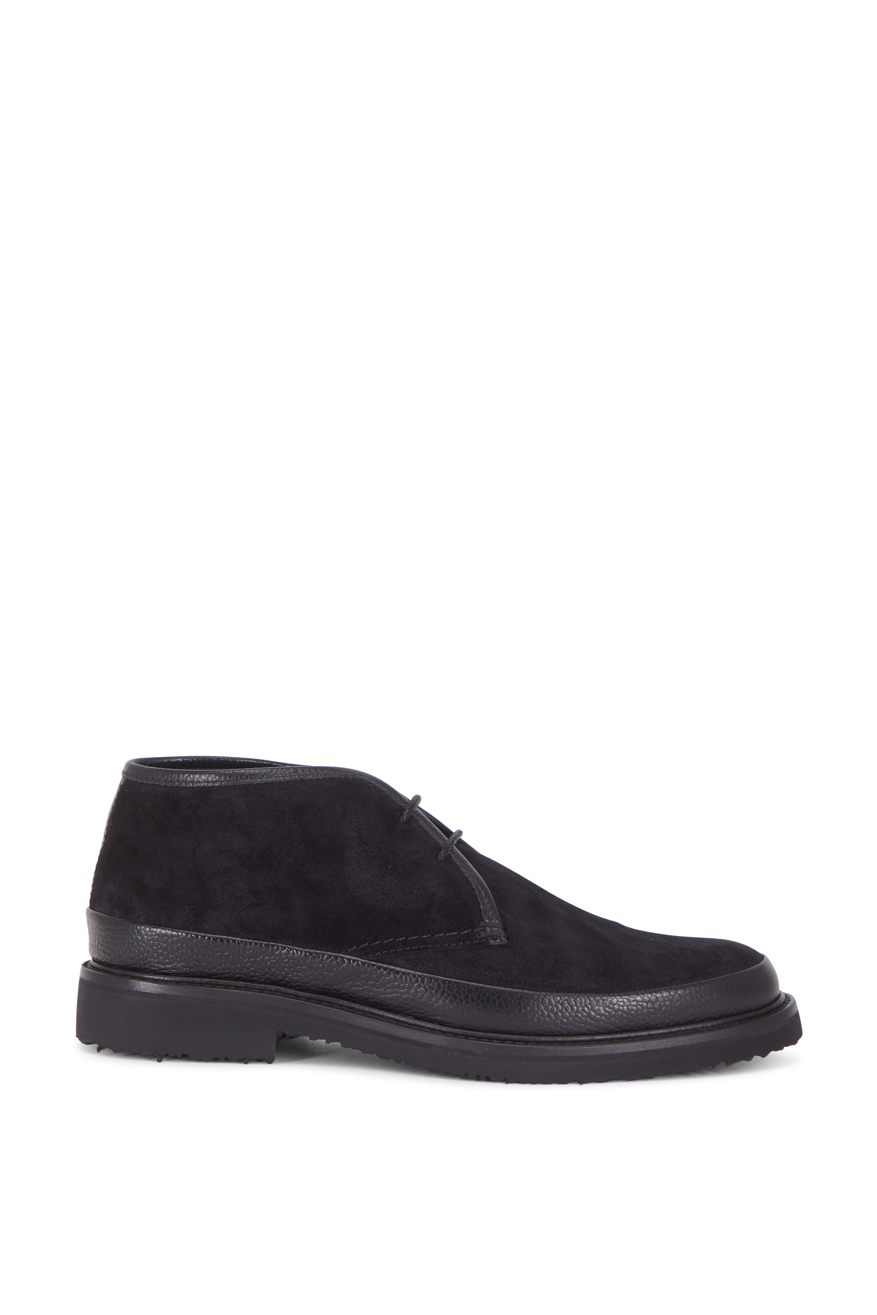 Zegna - Black Suede Chukka Boot