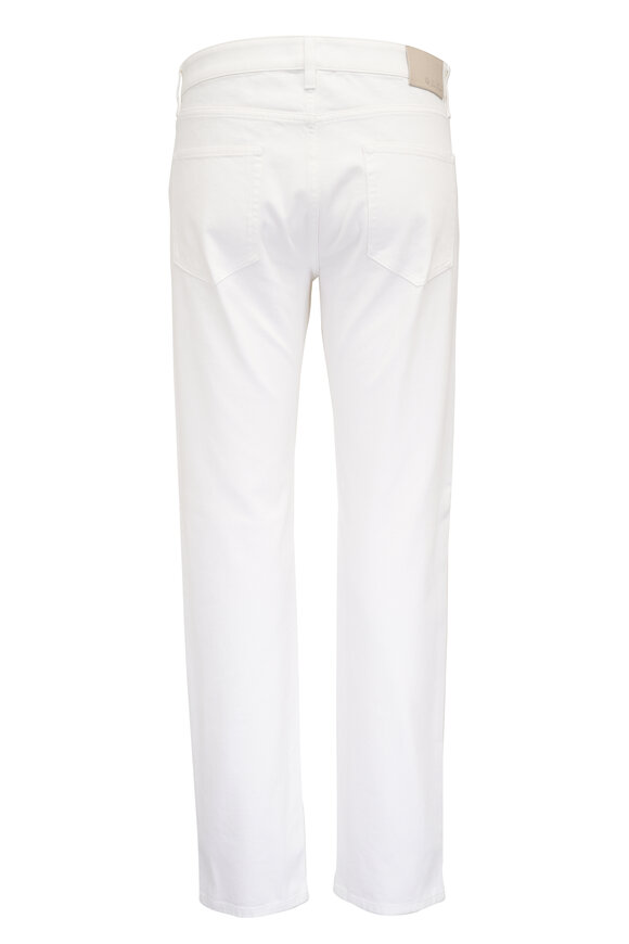 Loro Piana Quarona White Cotton Five Pocket Pant - view 2