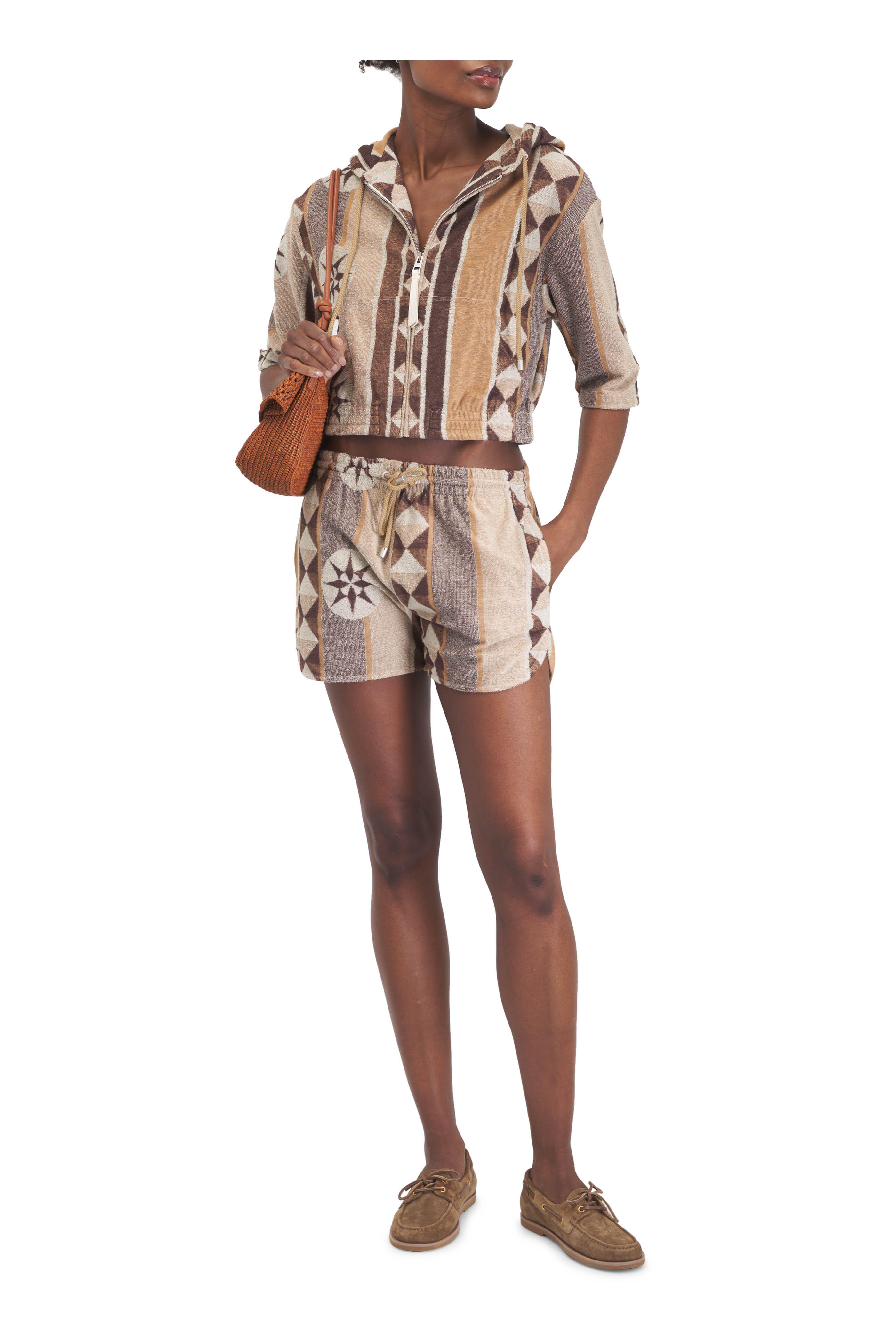 Gianvito Rossi - Camel Suede Boat Shoe