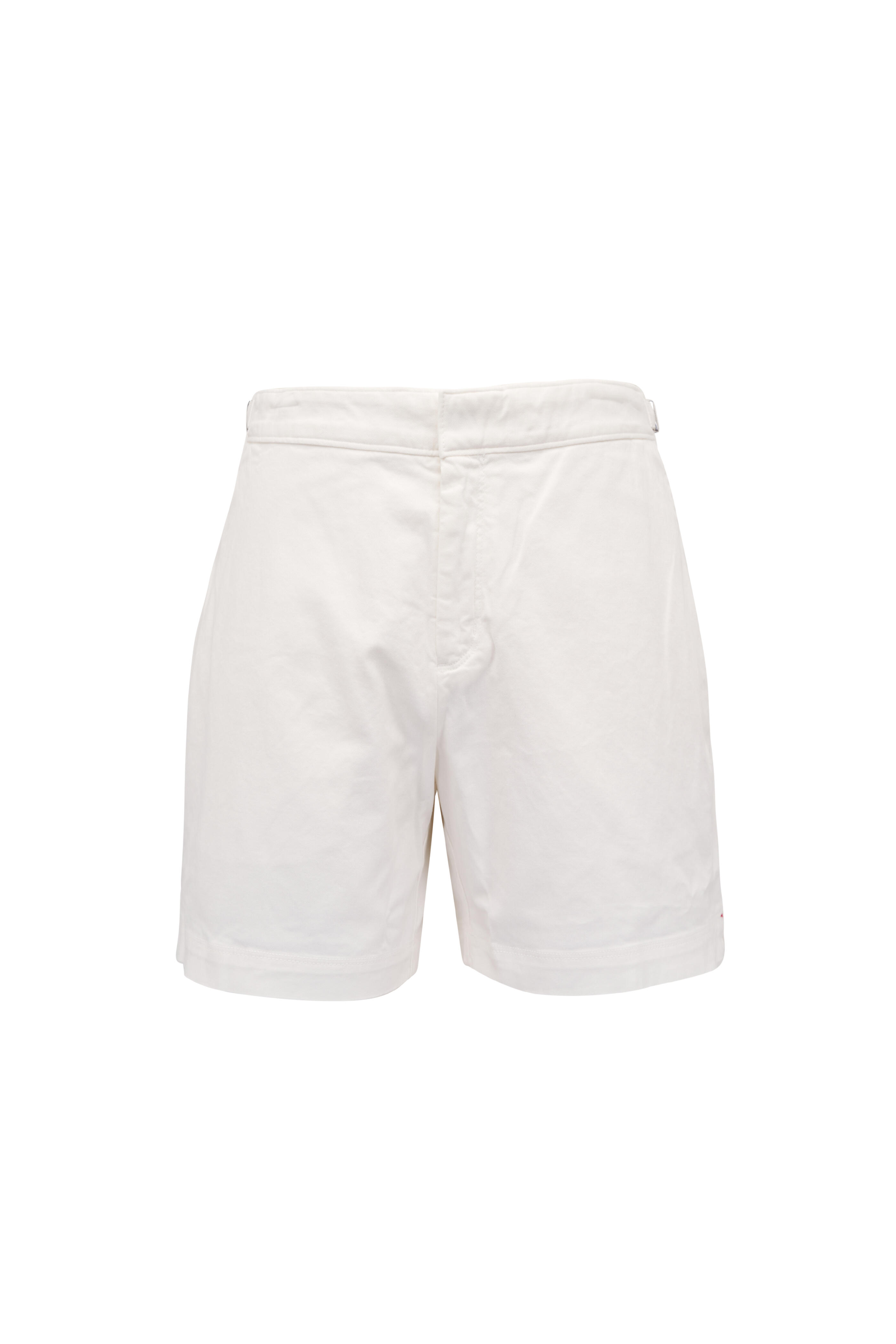 Orlebar Brown - Bulldog White Cotton Slim Fit Shorts