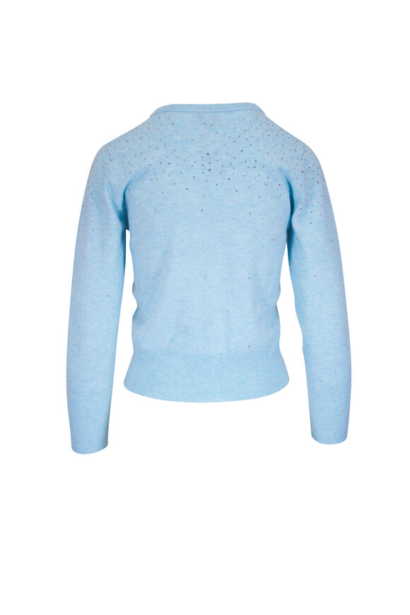 Kinross - Crystal Vee Surf Cashmere Sweater