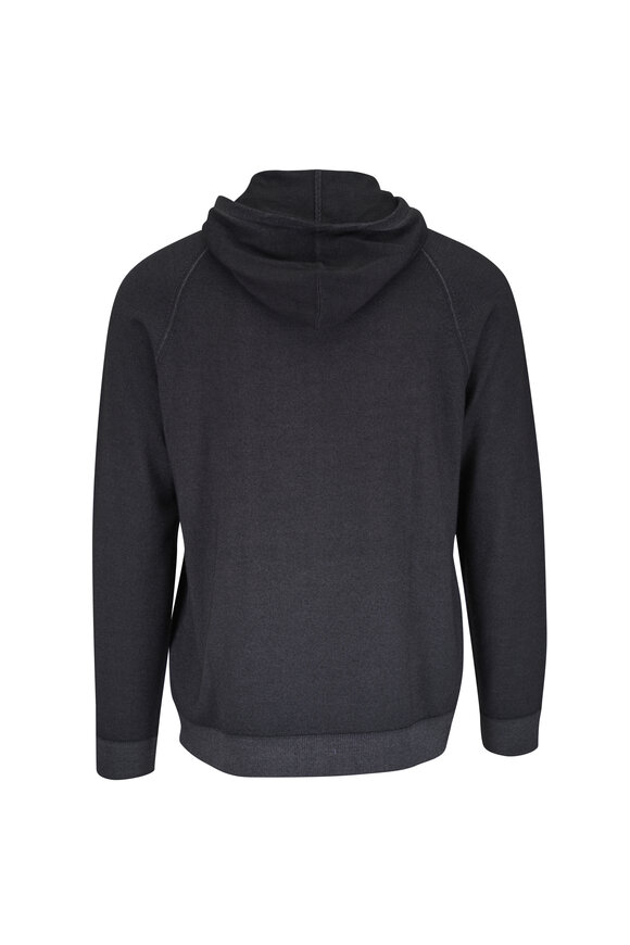 Tiki Charcoal Extrafine Merino Wool Hoodie - view 4