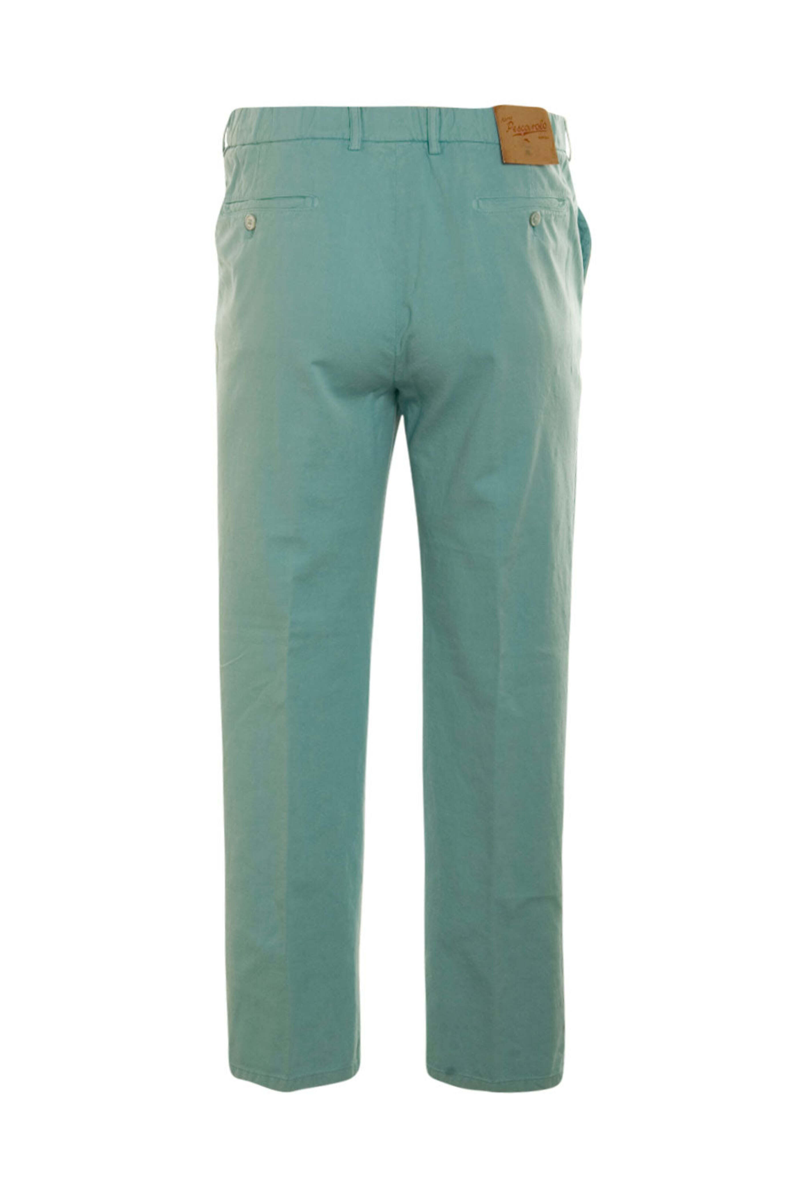 Marco Pescarolo - Silk Shantung Pant in Aqua