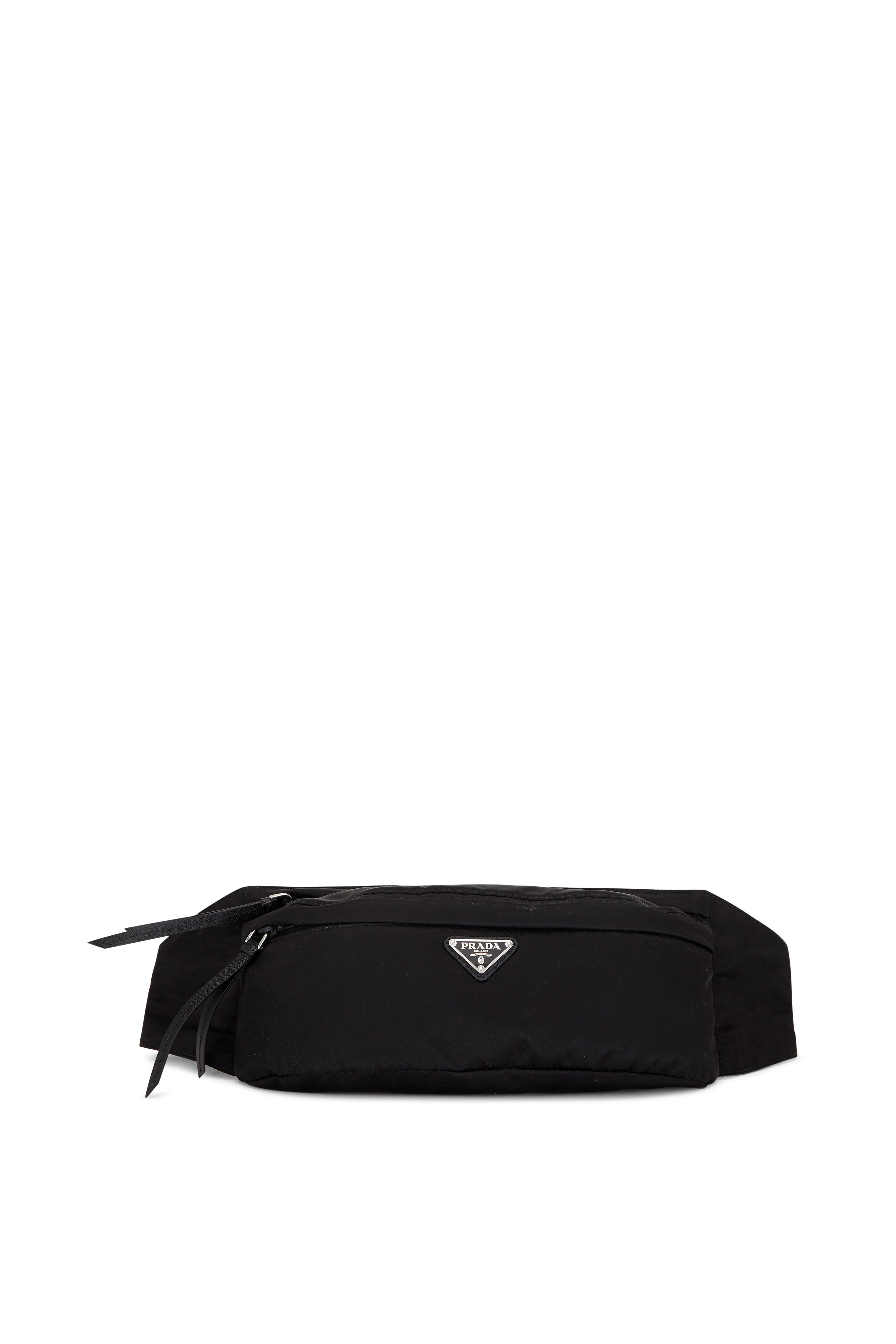 Prada New Vela Nylon Belt Bag in Black for Men