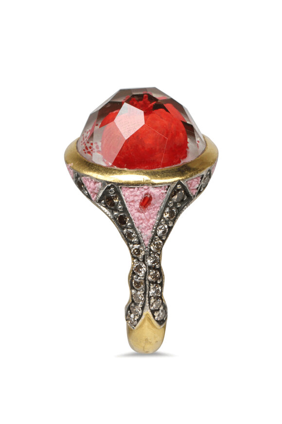 Sevan Bicakci Pomegranate Rock Ring - view 5