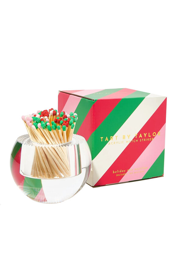 Tart By Taylor Acrylic Match Striker with Holiday Matches - view 2