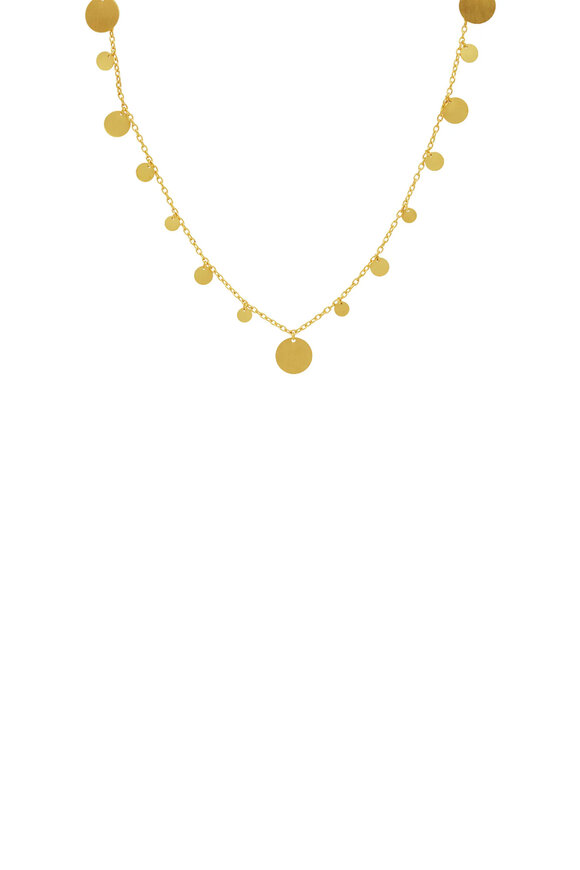 Marie-Hélène De Taillac Gold Irregular Sequin Necklace