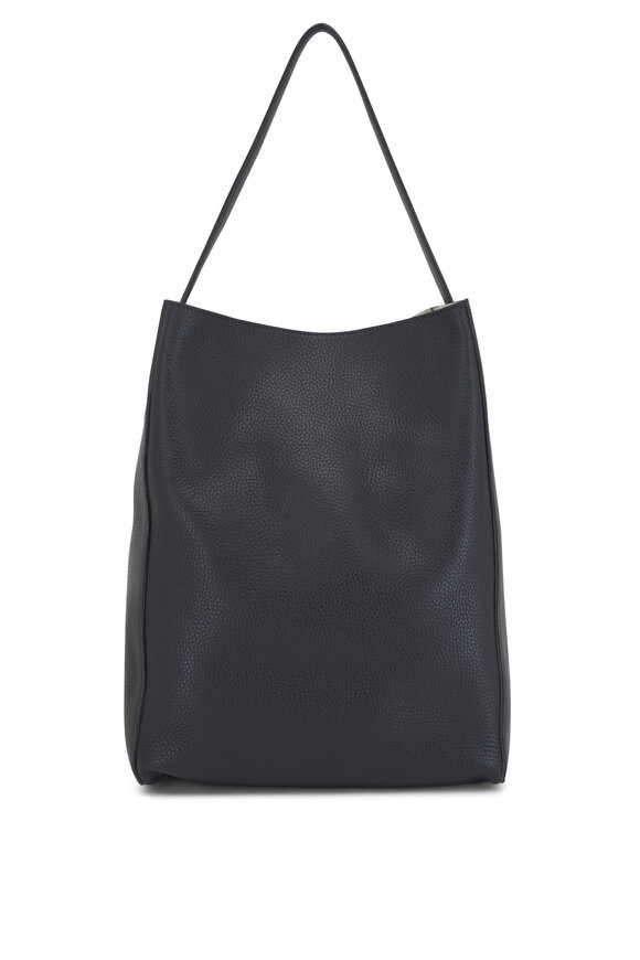 Khaite - Frida Black Leather Hobo Bag 