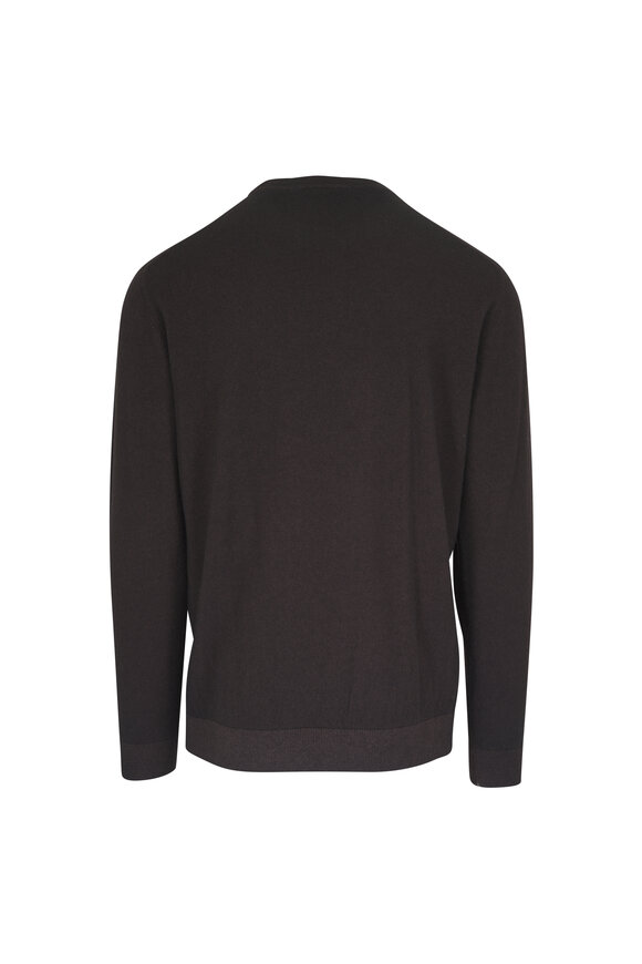 Maurizio Baldassari Toffee Cashmere Crewneck Sweater - view 3