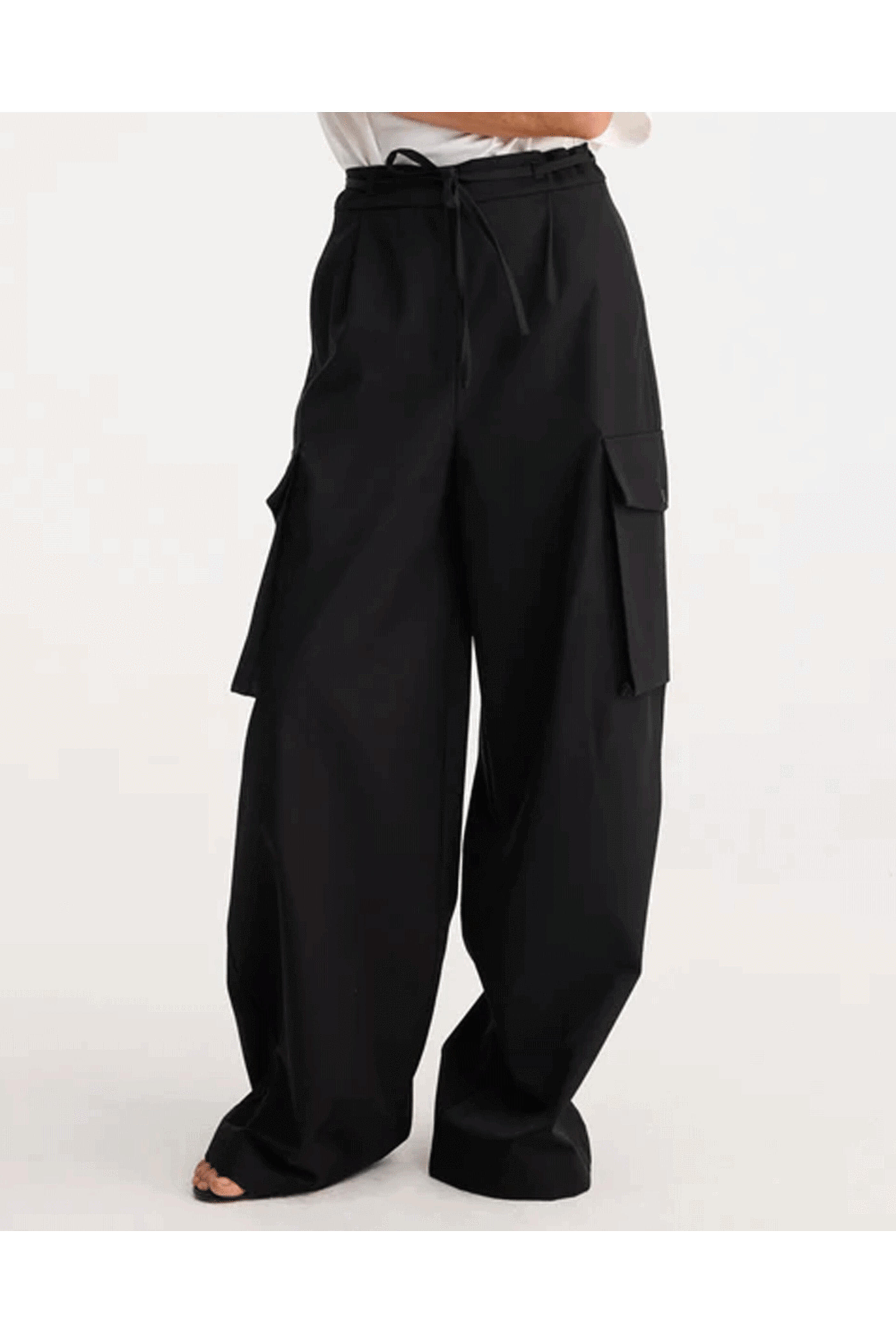 Rohe Frames - Black Tailored Cargo Trousers