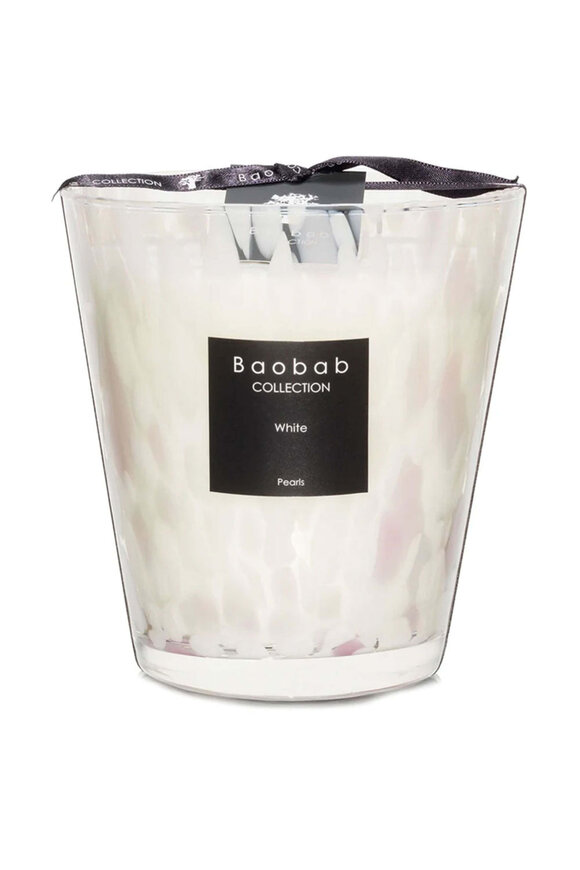 Baobab Candles White Pearl Max 16 Candle