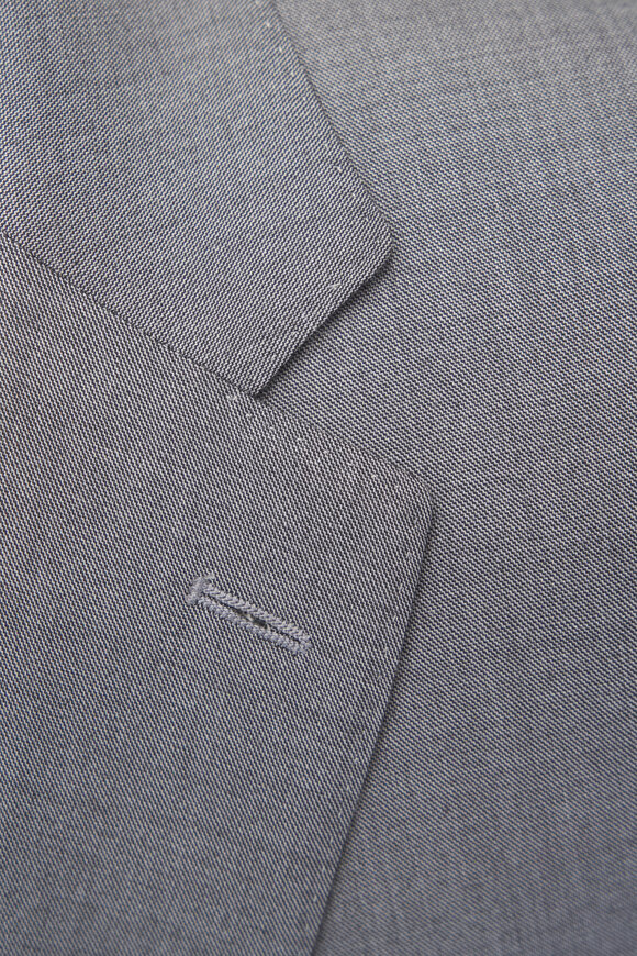 Canali - Light Gray Solid Fancy Wool Suit