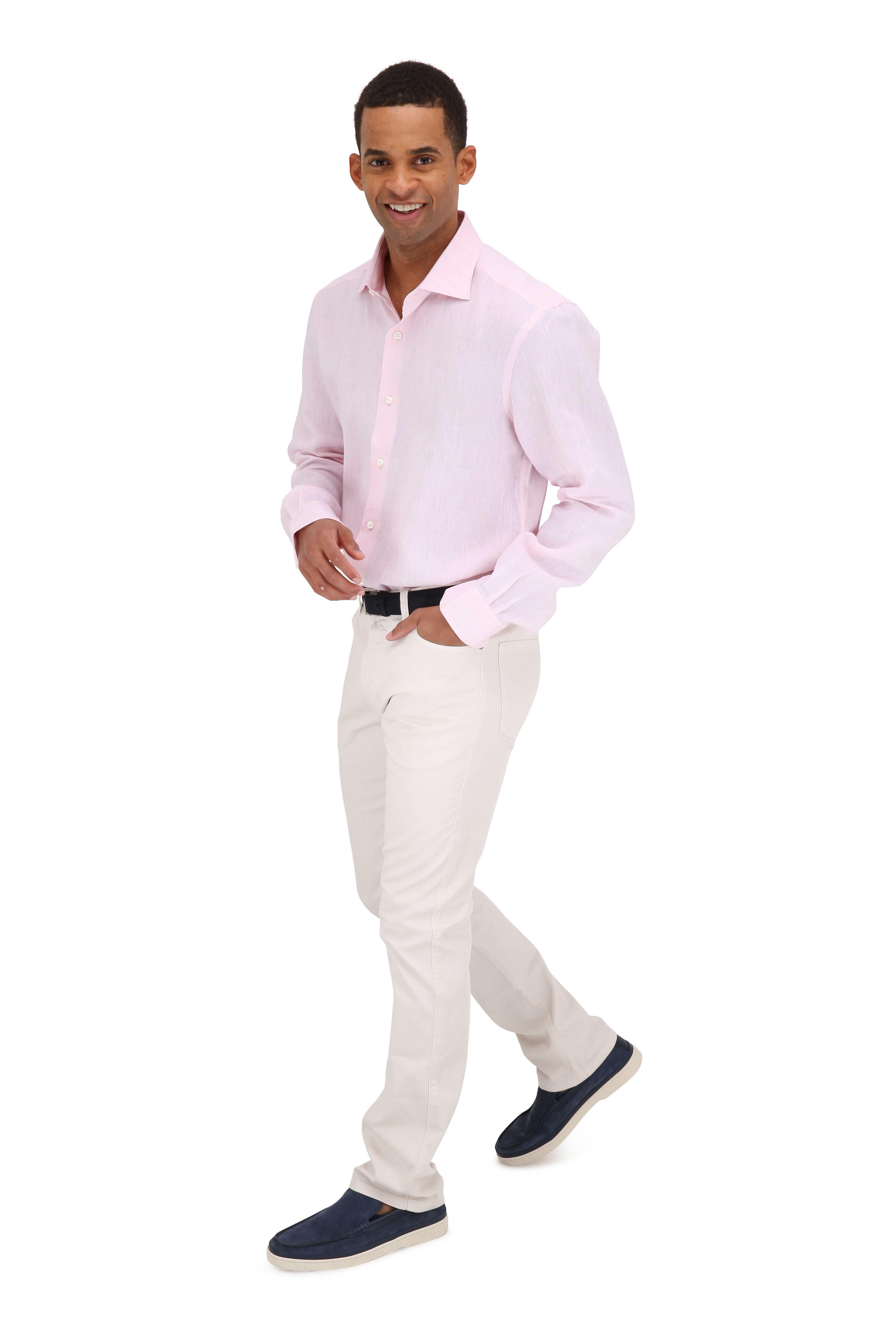 Zegna - Medium Blue Suede Loafer