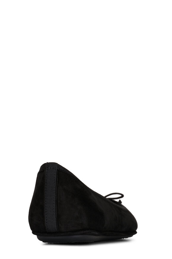 Veronica Beard - Beatrix Black Suede Ballet Flat 