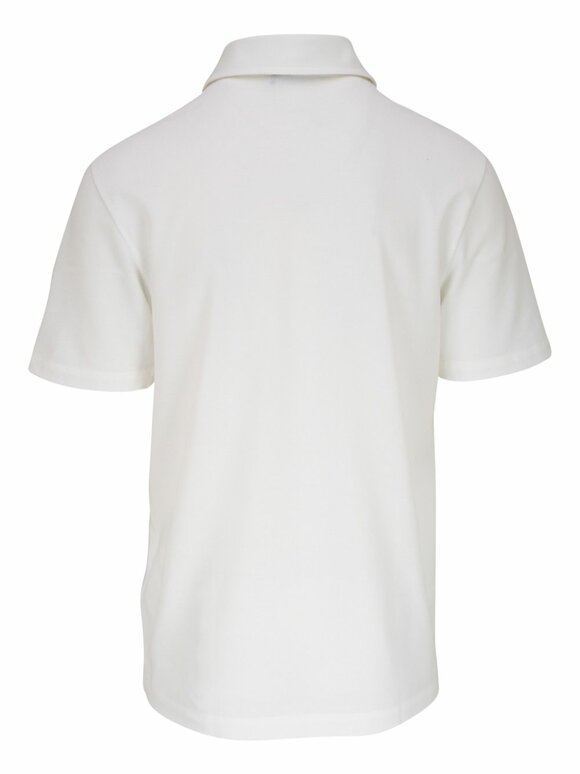 Brioni - White Cotton Piqué Polo 