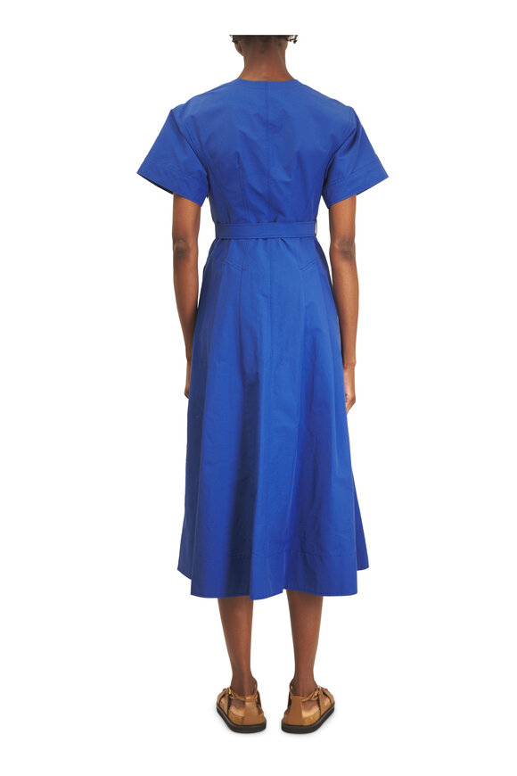 Simkhai Corinne Blueberry Belted Midi Dress - view 4