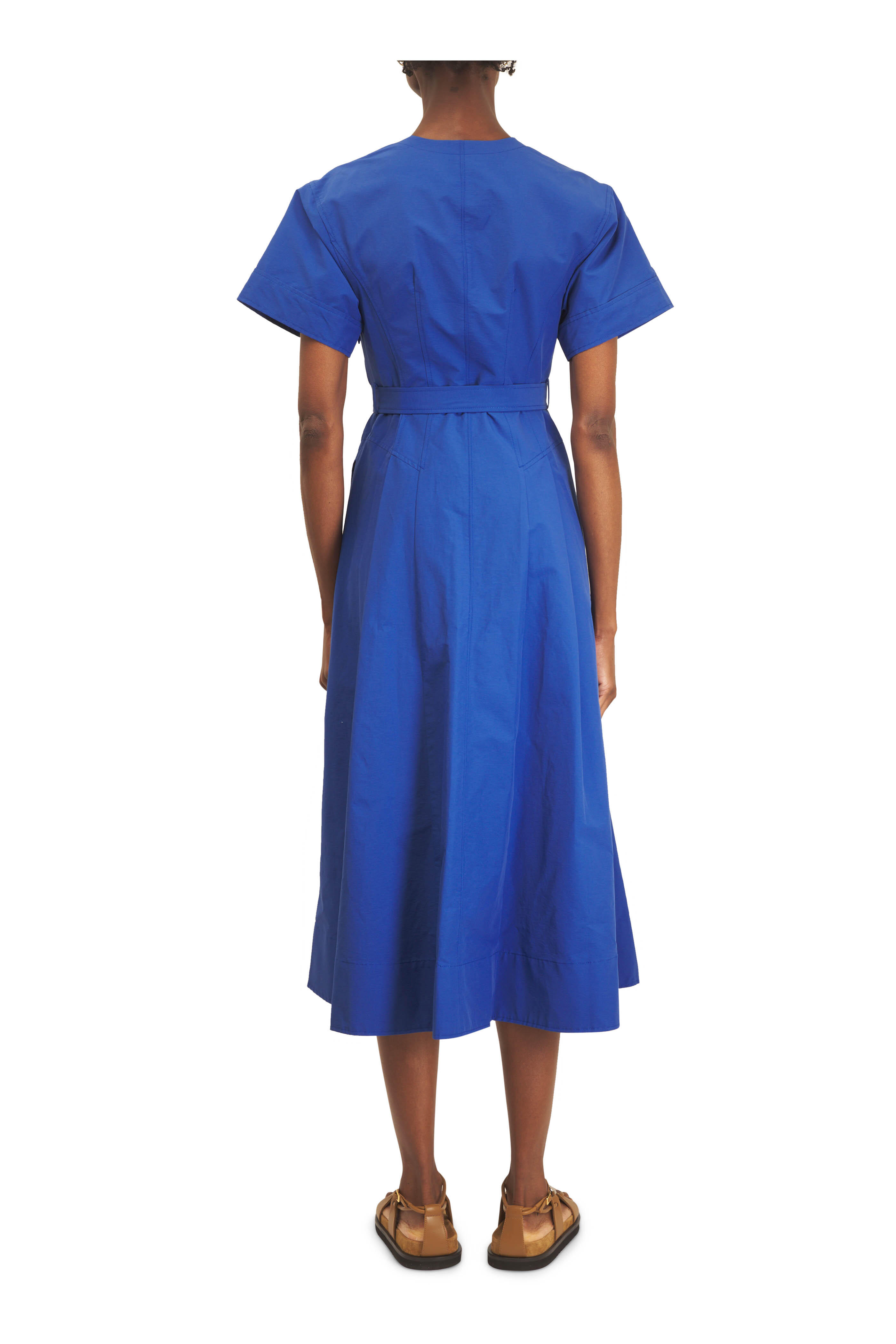 Simkhai - Corinne Blueberry Belted Midi Dress