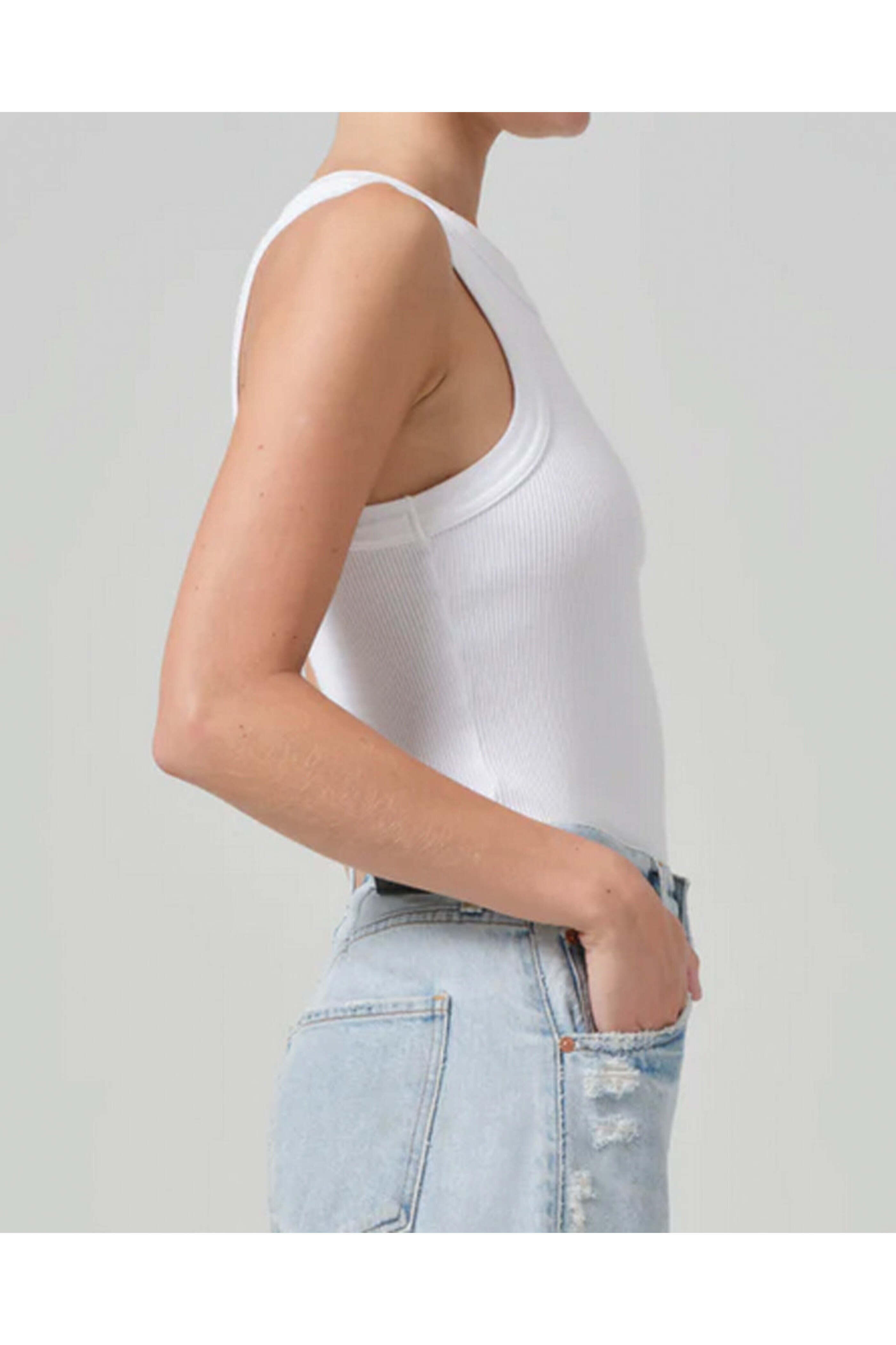 Citizens of Humanity - White Isabel Rib Tank
