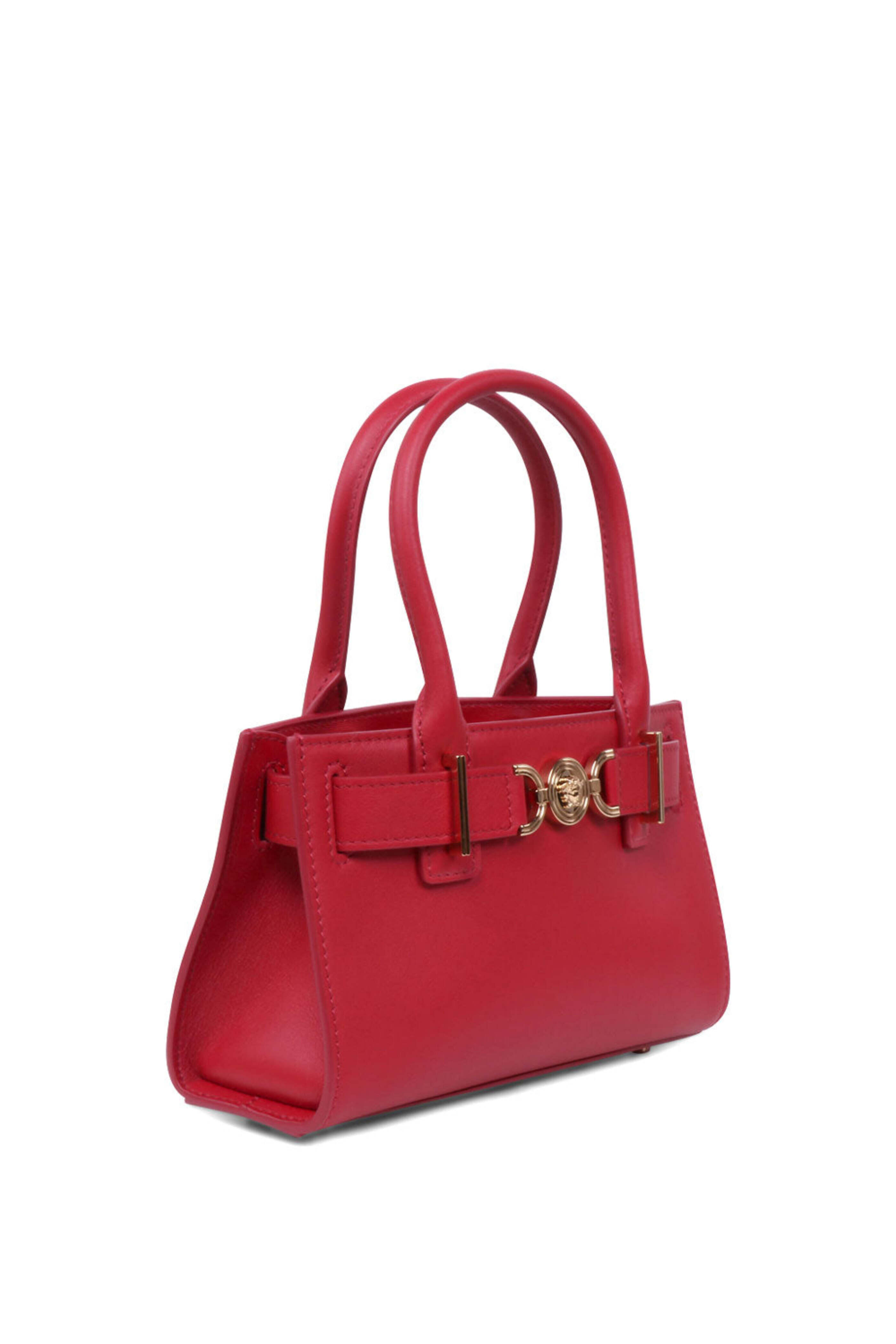 Versace - Small Medusa '95 Tote Bag in Lipstick Red