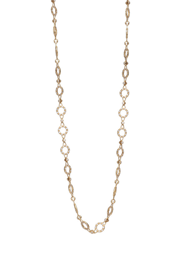 Coomi Diamond Circle Link Necklace