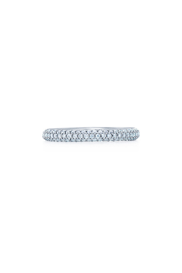 Kwiat Moonlight Three Row White Diamond Ring