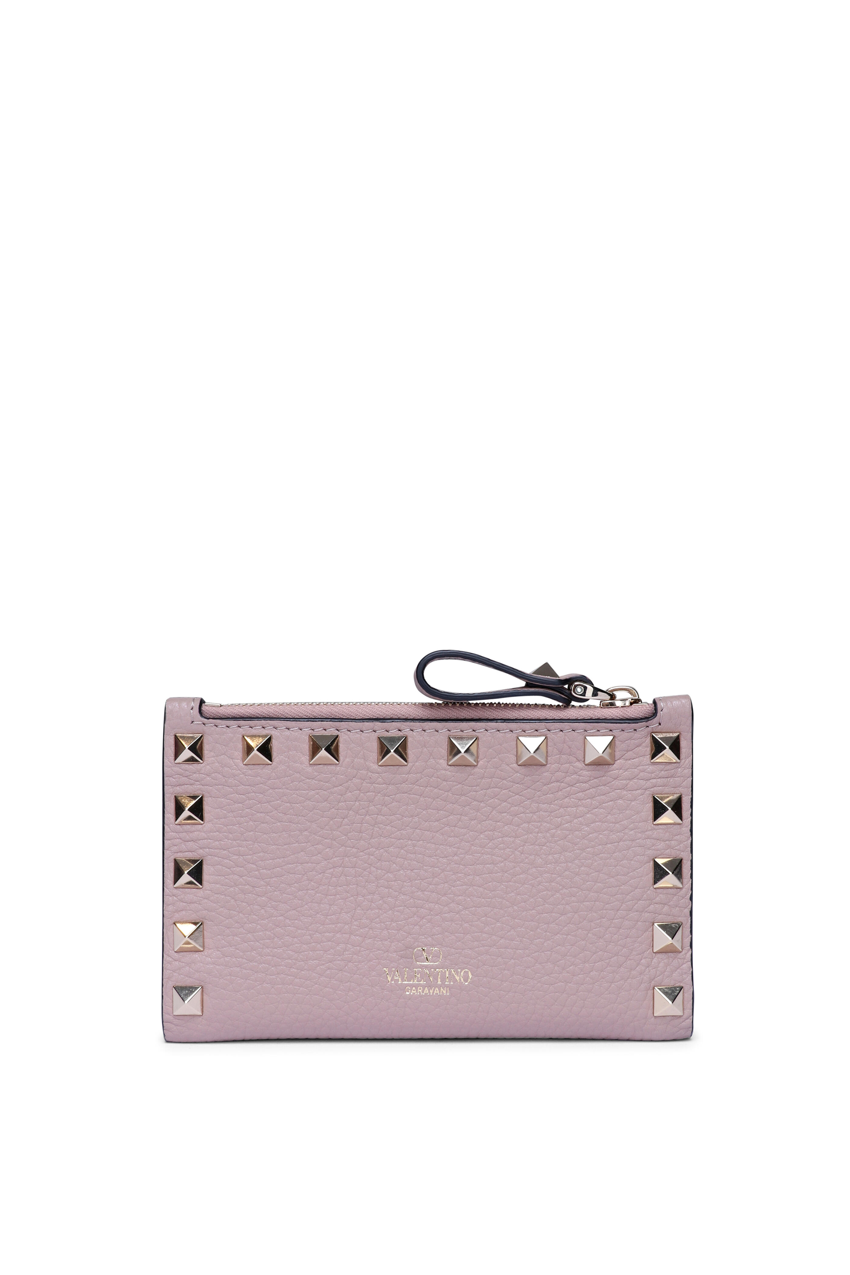 Valentino Garavani - Rockstud Poudre Grained Leather Cardholder