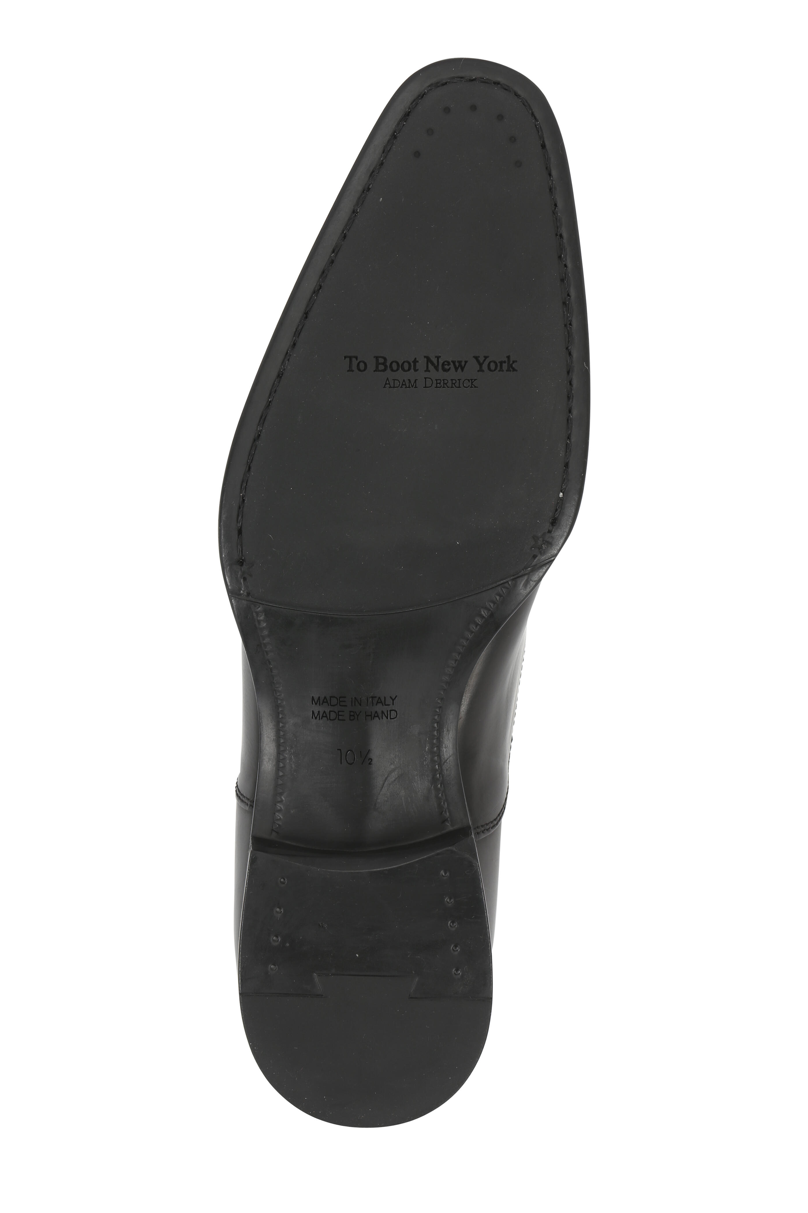 To Boot New York - Justin Black Leather Cap-Toe Oxford