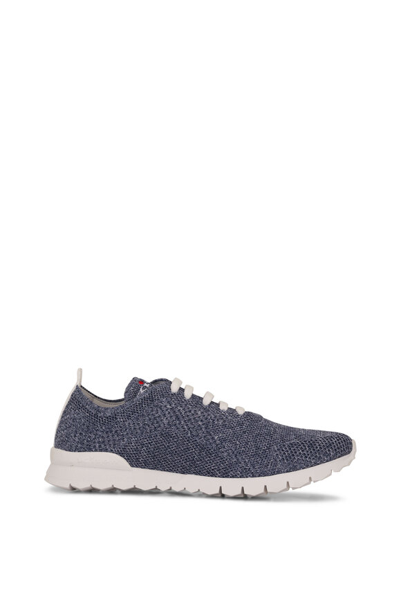 Kiton - Blue Mesh Design Running Sneaker