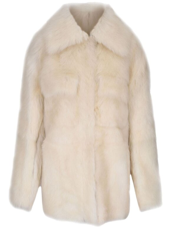 Khaite - Iana Cream Toscana Shearling Jacket