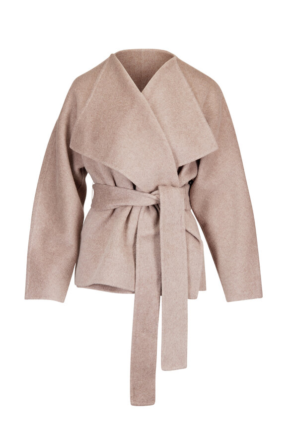 Ulla Johnson Sasha Dove Wool Wrap Jacket - view 1