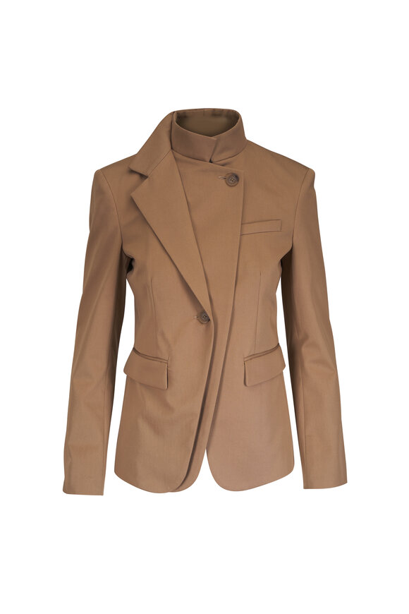 TWP The Double Take Khaki Chino Twill Jacket - view 1