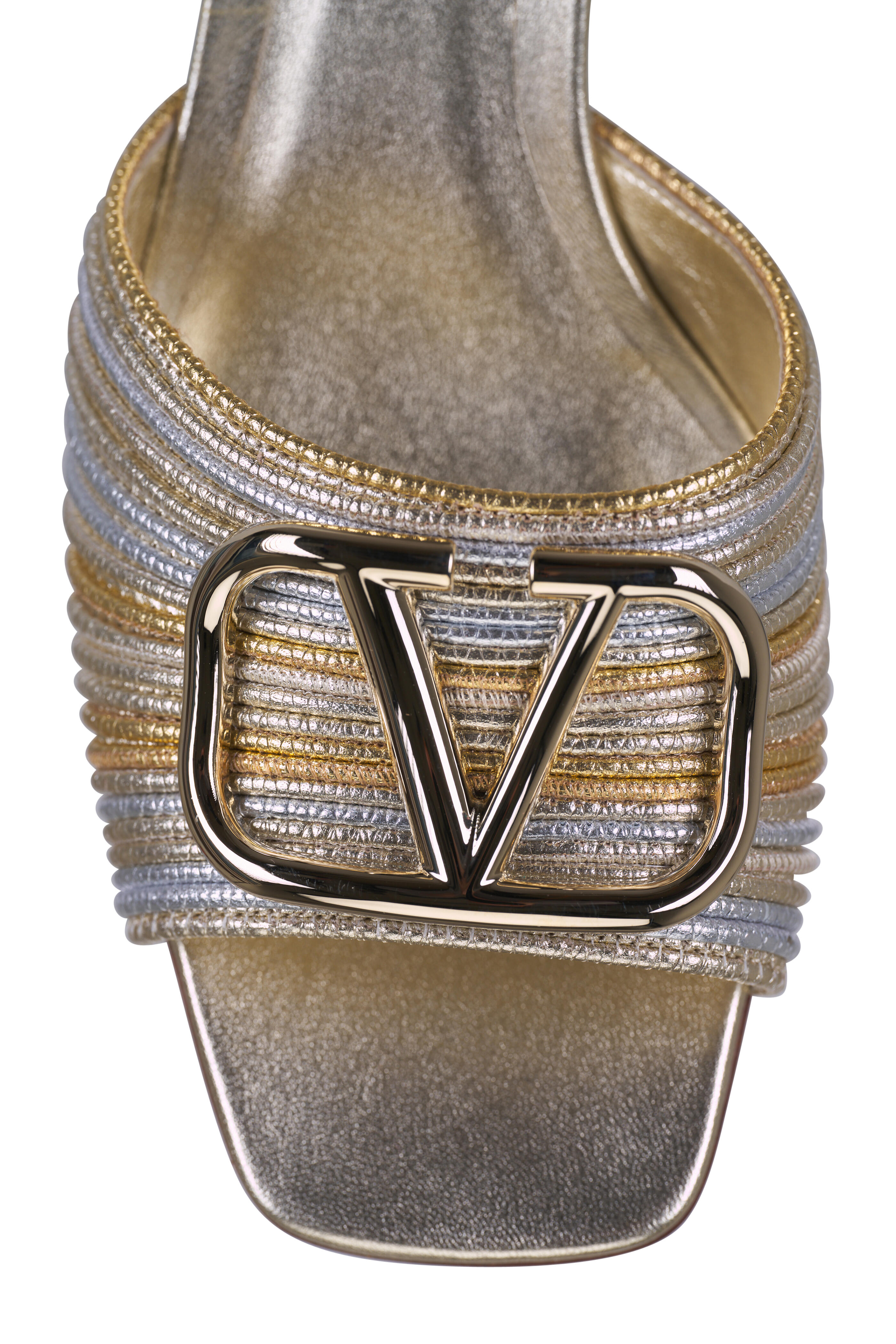 【Valentino】SLIDE VLOGO SIGNATURE T. 60◆6W0S0MH7DSH Valentino Garavani VLogo Signature 60MM Patent Leather Slide