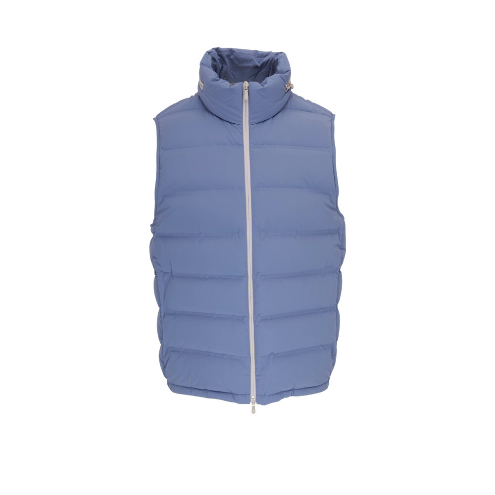 アウターその他 BRUNELLO CUCINELLI Woman Waistcoat Blue MCO558902 BRUNELLO CUCINELLI: Sweater woman - Blue | Brunello