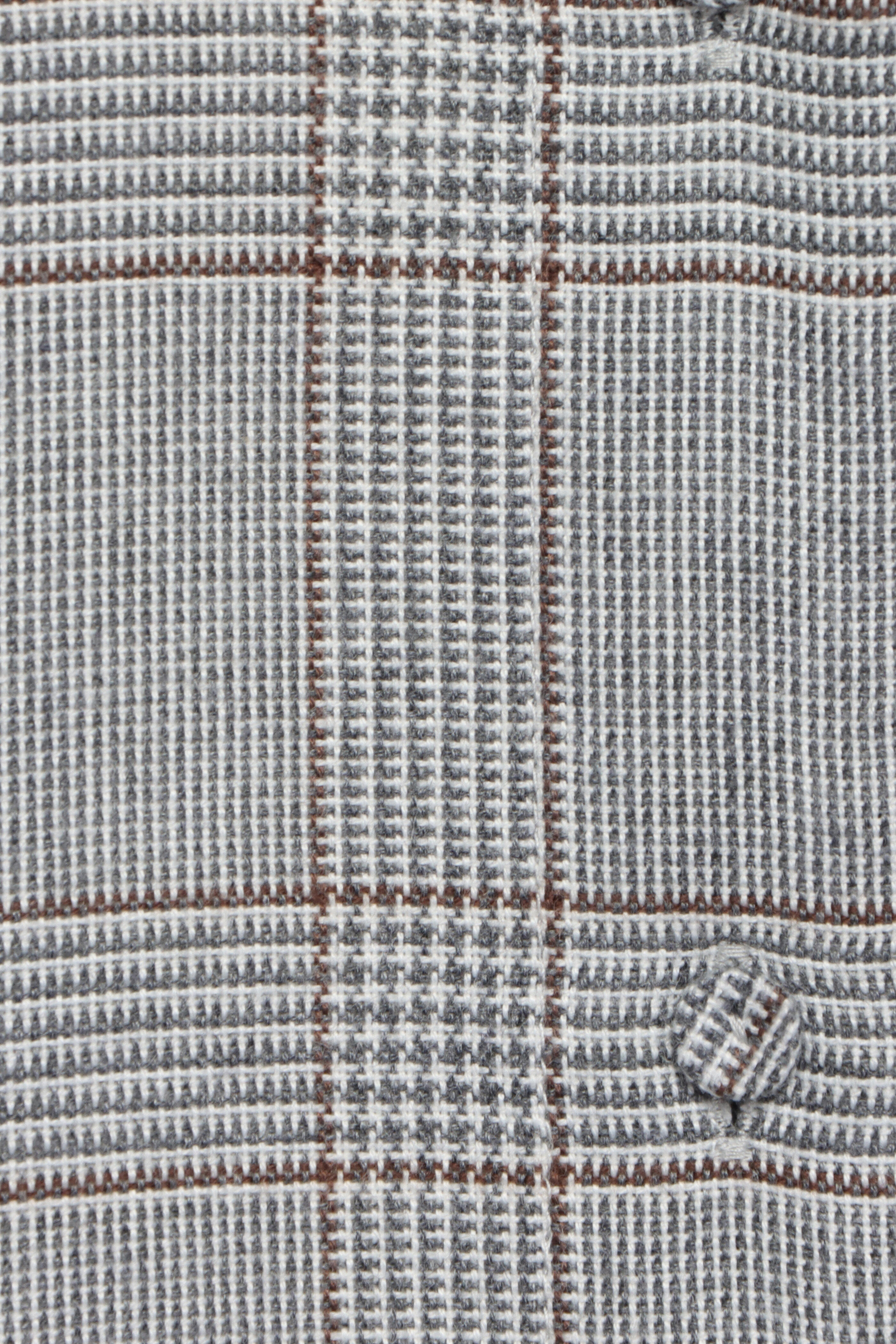 Aknvas - Flor Grey Plaid Top