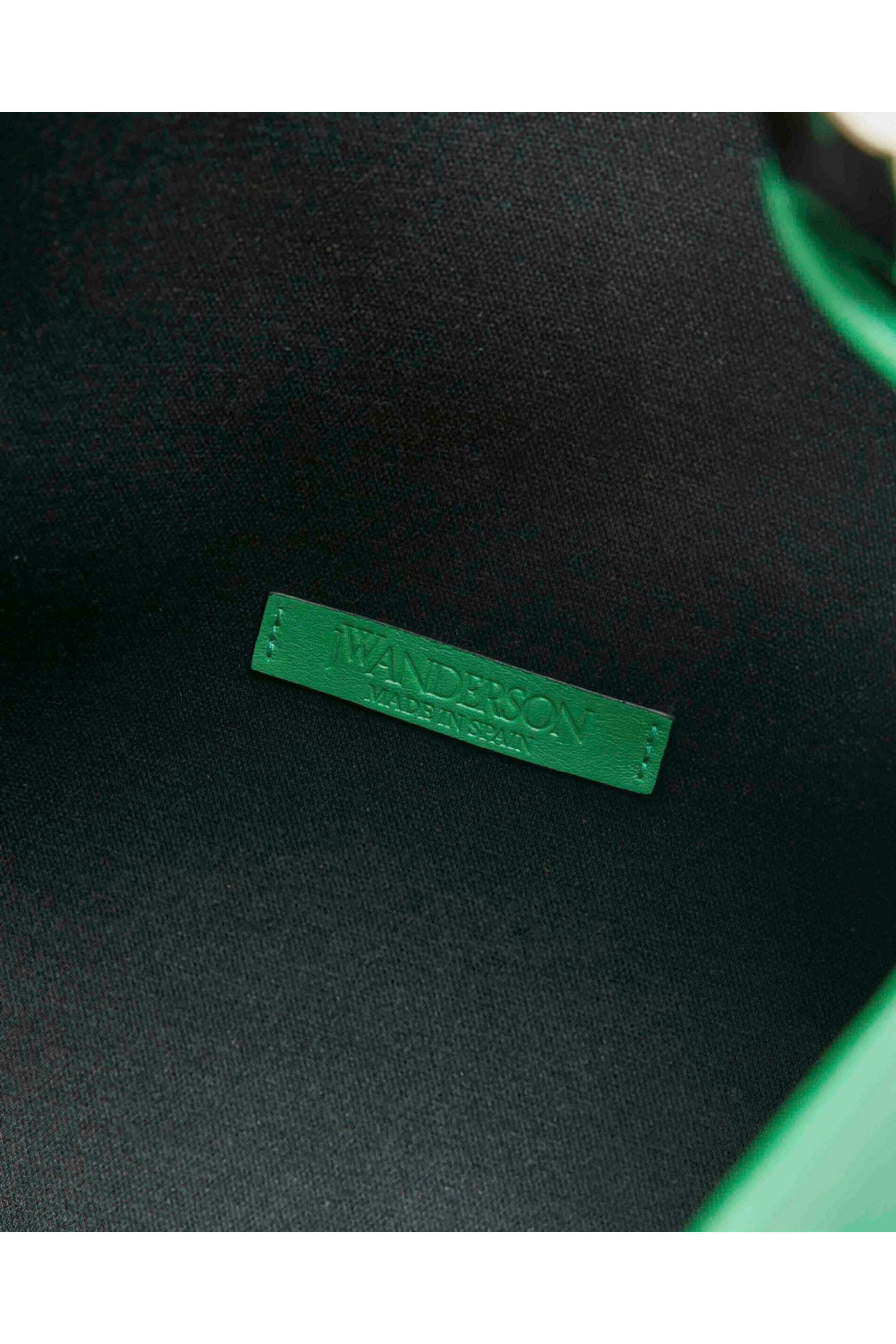 Jw Anderson - Small Chain Hobo Bag in Bright Green