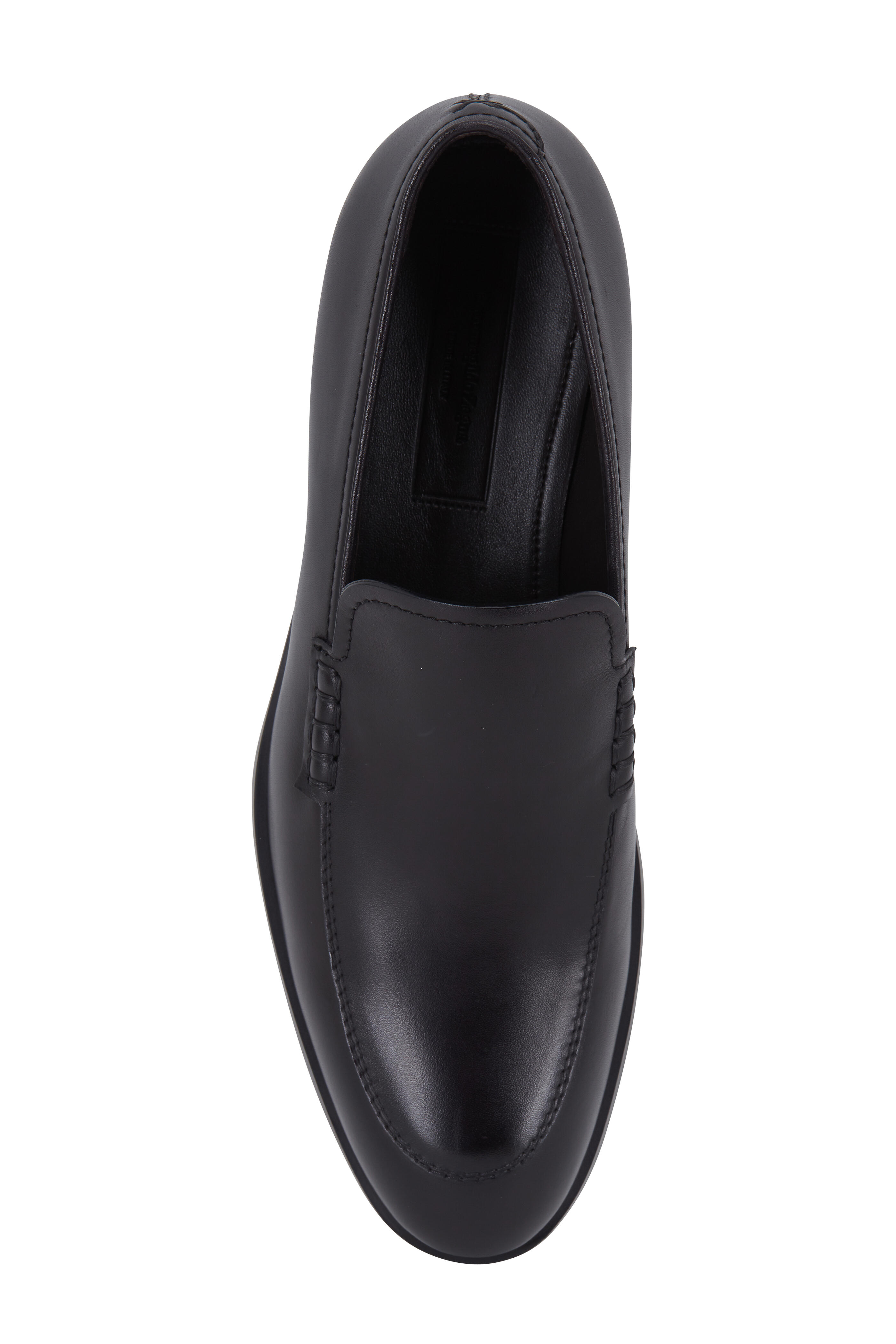 Zegna - Siena Flex Black Leather Loafer