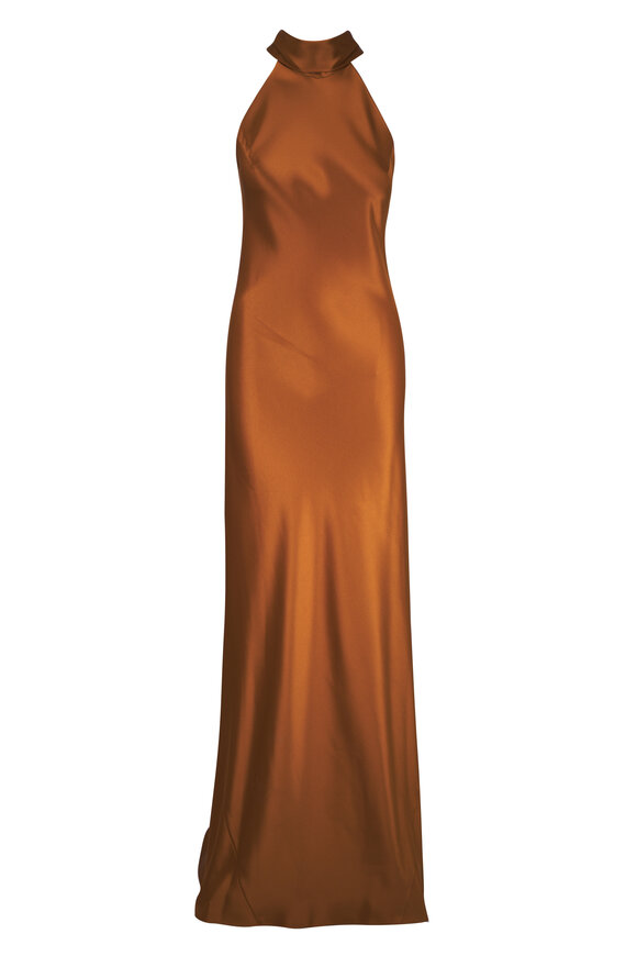 Galvan Sienna Toffee Gown