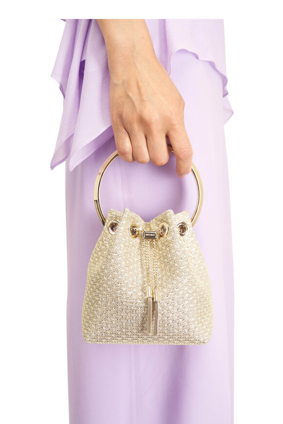 Jimmy Choo Bon Bon Lurex Top Handle Bag - view 2